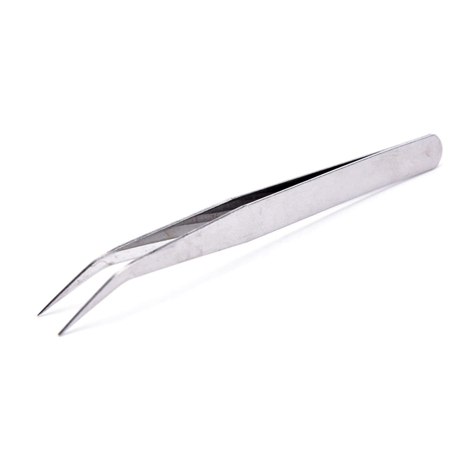 Professional Hair Removal Tweezers for Eyebrows, Eyelash Extensions & Blackhead Removal - Stainless Steel Beauty Tool for Facial Care, Nail Enhancement & Acne Treatment (Silver) - Perfect for Home Spa, Salon & Travel Grooming Kit