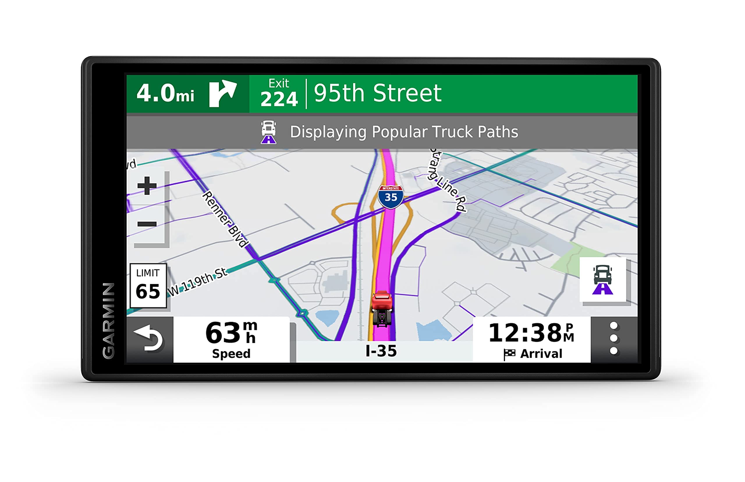 Garmin Dezl OTR500 5.5-inch GPS Truck Navigator with Custom Routing & Load-to-Dock Guidance - Renewed 010-02603-00 | Professional Truck Driver GPS for Long-Haul Navigation & Warehouse Docking