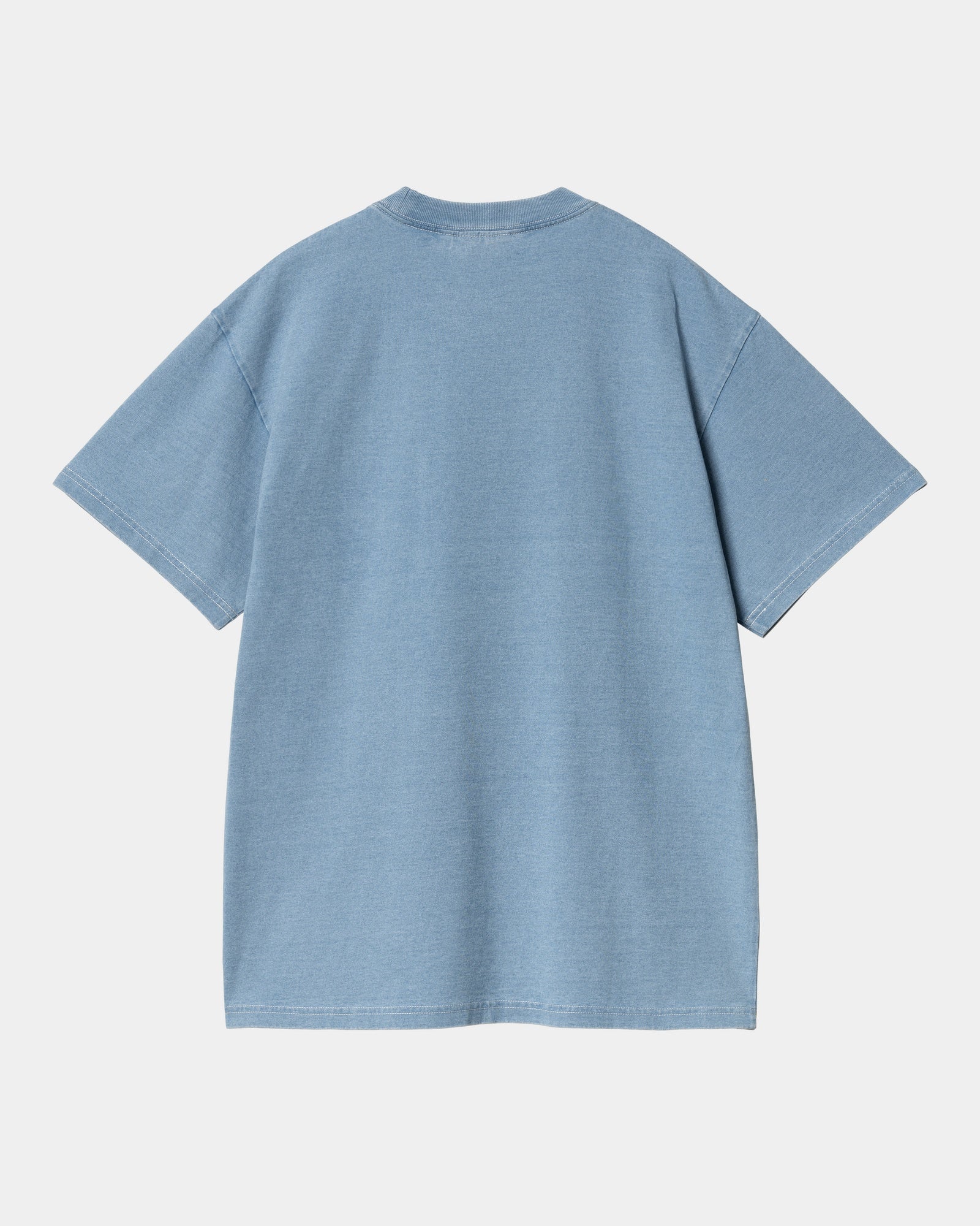 Men's Light Blue Pocket T-Shirt - Soft Cotton Casual Tee for Everyday Wear | Perfect for Work, Outings & Relaxing