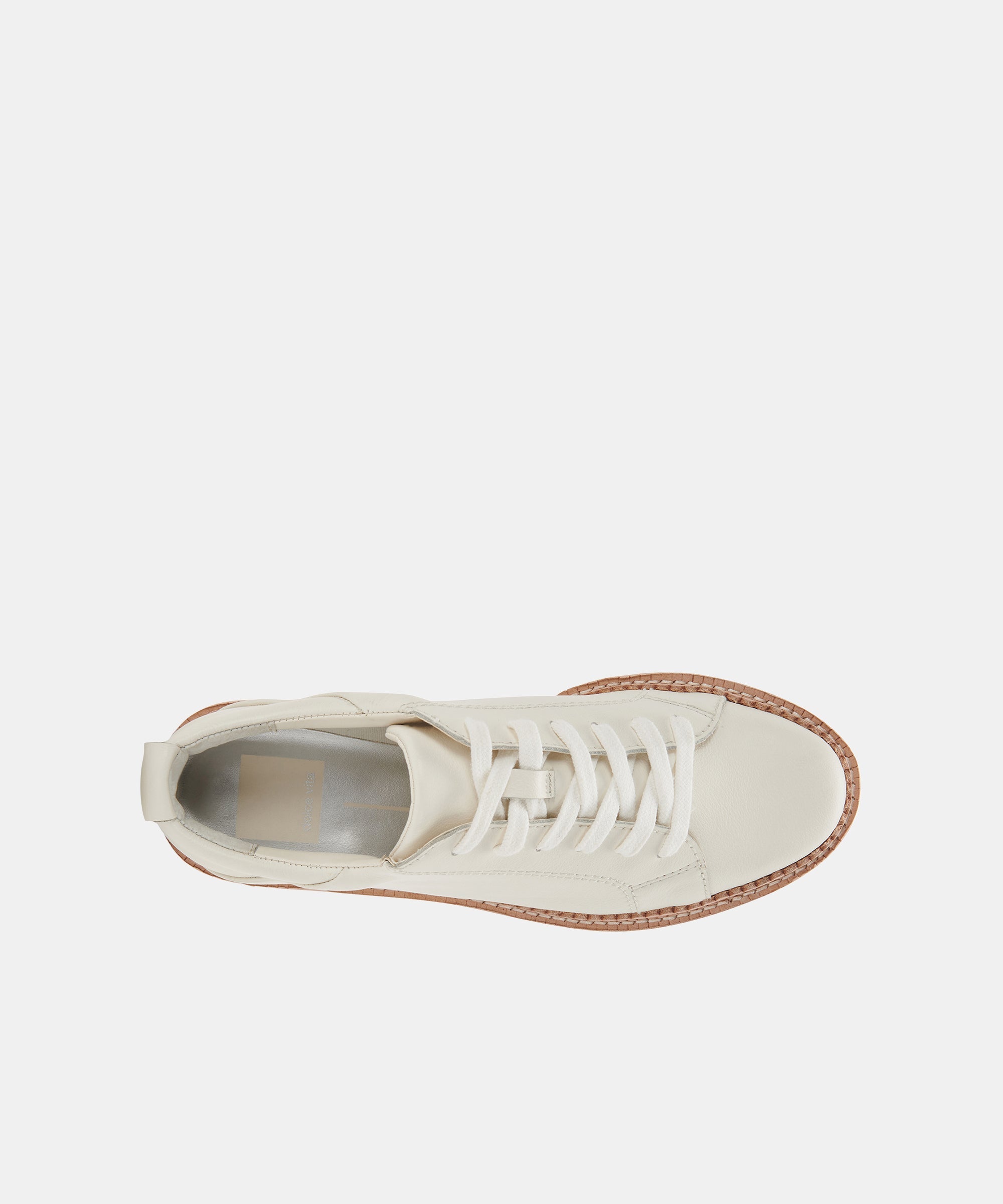 TOYAH White Leather Sneakers for Women - Comfortable & Stylish Walking Shoes - Perfect for Casual Wear, Work & Travel