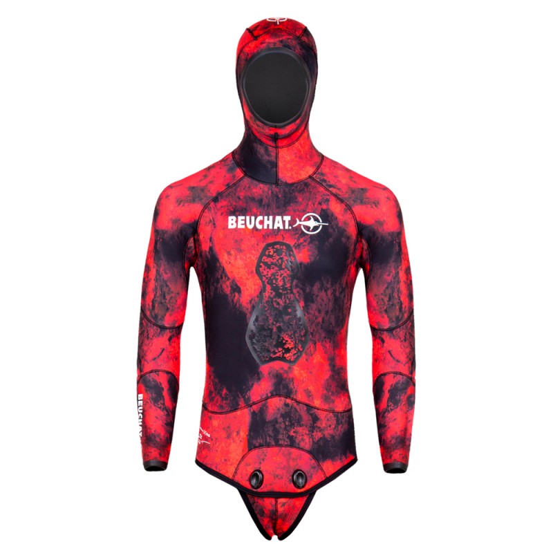 Beuchat Redrock 5mm Neoprene Scuba Diving Jacket for Men & Women - Warm Wetsuit Top for Snorkeling, Spearfishing and Water Sports