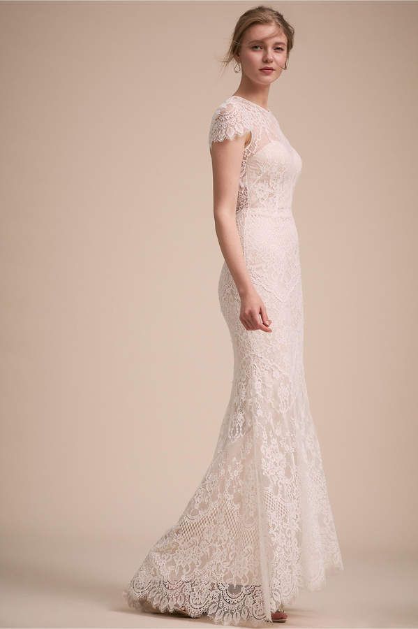BHLDN Catherine Deane Lavi Gown - Elegant Wedding Dress for Brides & Formal Events | Perfect for Beach Weddings, Vow Renewals & Red Carpet Occasions