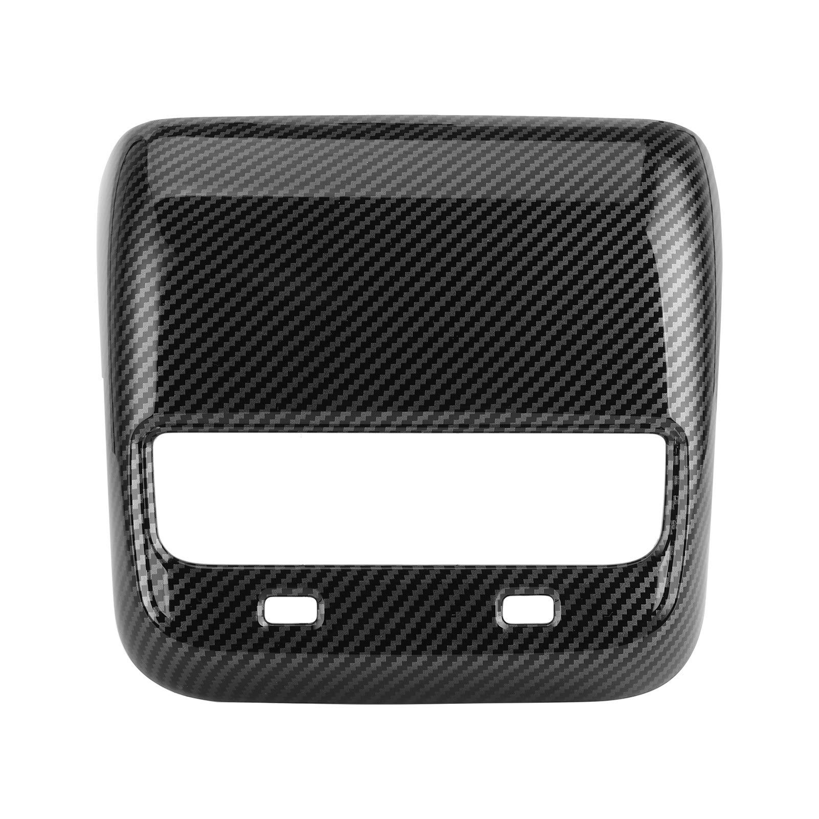 Carbon Fiber Style Rear AC Vent Outlet Trim for Tesla Model 3 2019-2021 - Car Air Vent Cover Decoration with Sleek Design | Perfect for Interior Upgrades & Customization