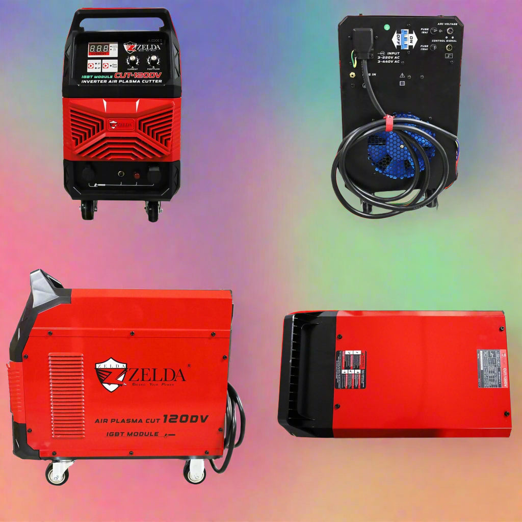 220V/440V Digital Plasma Cutter - Heavy Duty 3 Phase CNC Ready Metal Cutting Machine | CUT120DV | Perfect for Industrial Metal Fabrication, Automotive Repair, and DIY Projects