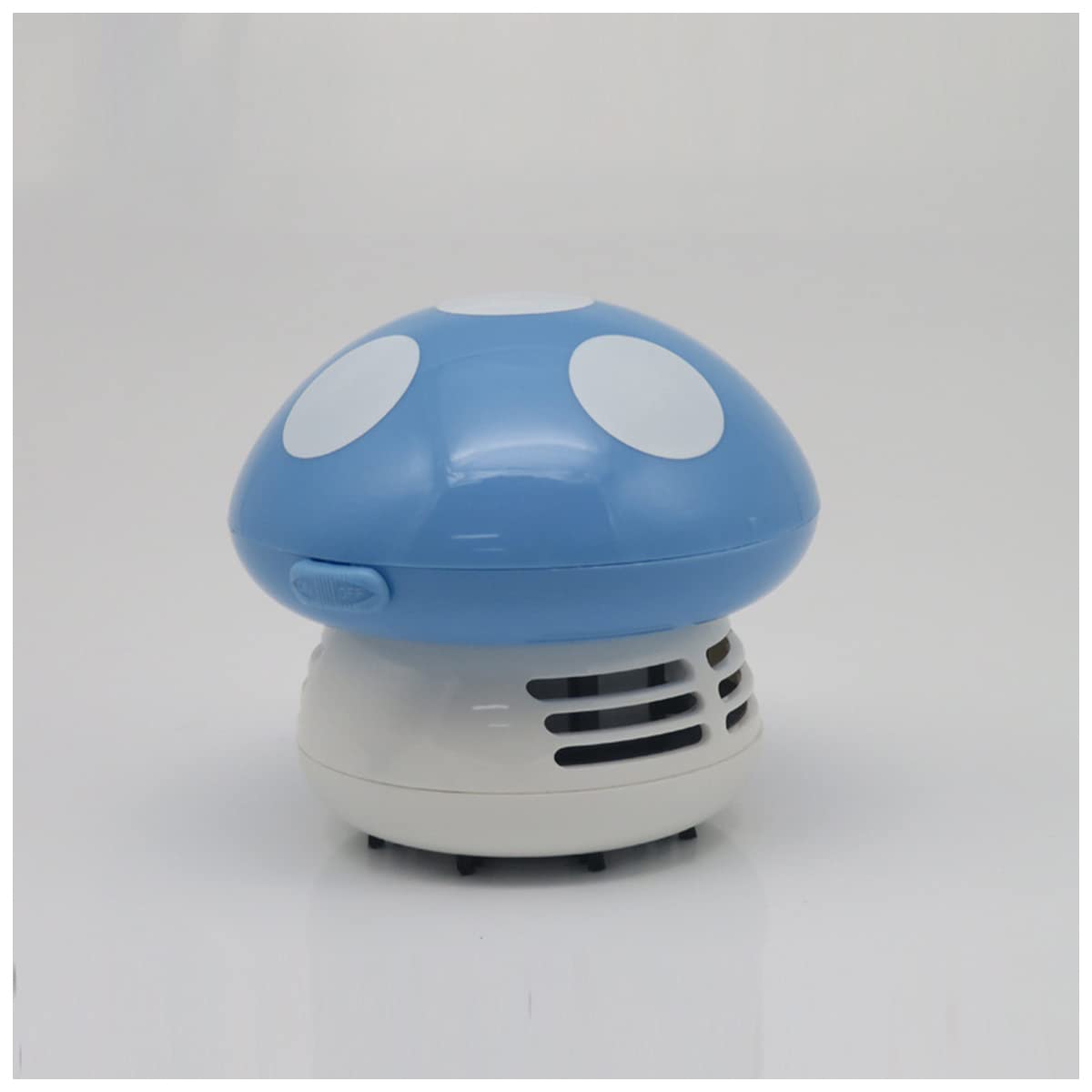 Mini Desktop Vacuum Cleaner - Portable Mushroom-Shaped Dust Sweeper for Home, Office & Car | Compact USB Charging | Perfect for Keyboard, Desk & Small Spaces Cleaning (Blue)