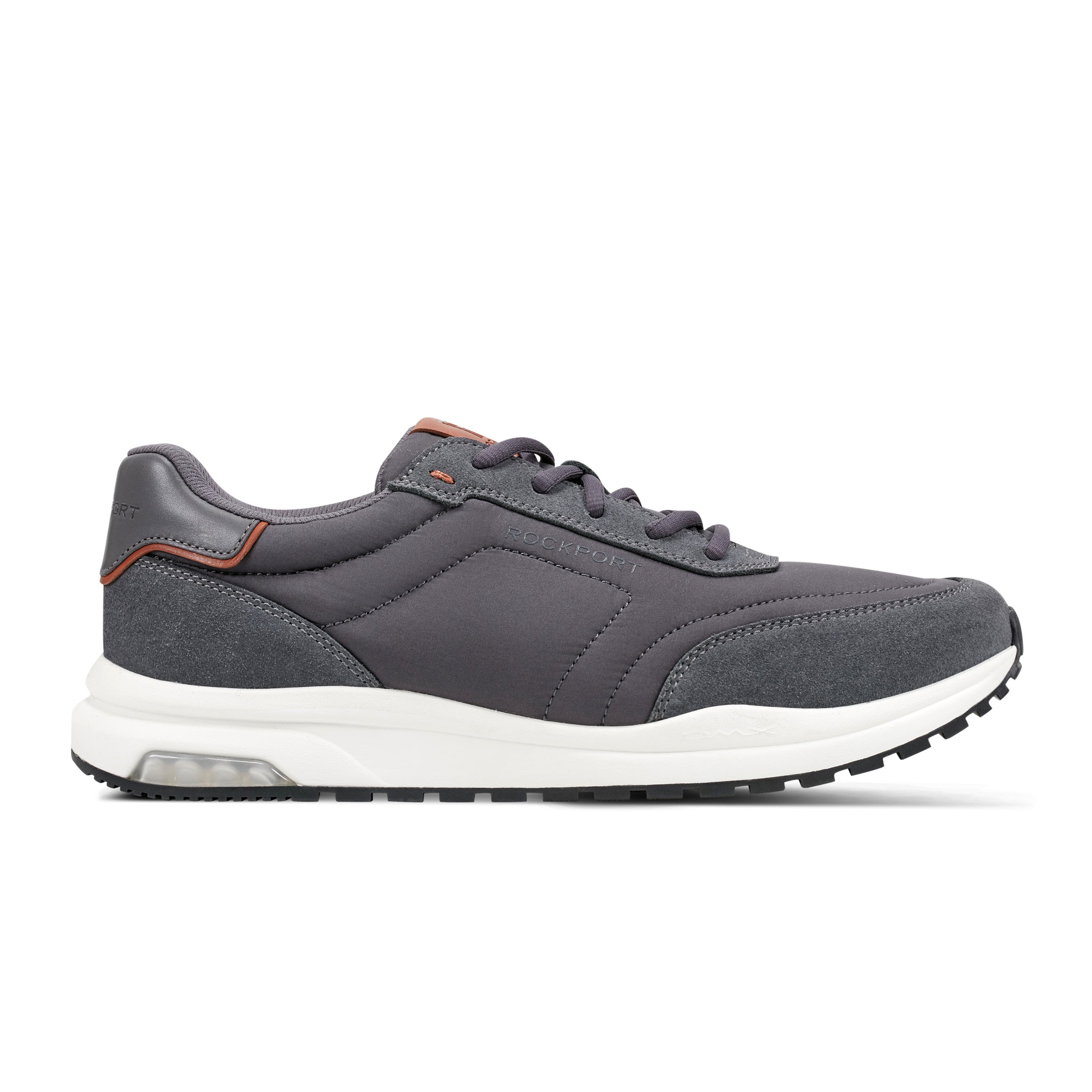Rockport X Reebok Men's DMX™ Brock Casual Lace Up Sneakers - Comfortable Walking Shoes for Men, Lightweight Breathable Athletic Shoes for Daily Wear, Gym & Outdoor Activities