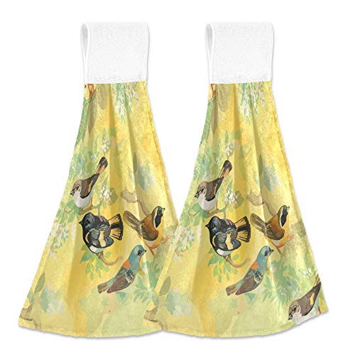 Beautiful Bright Birds and Flowers
