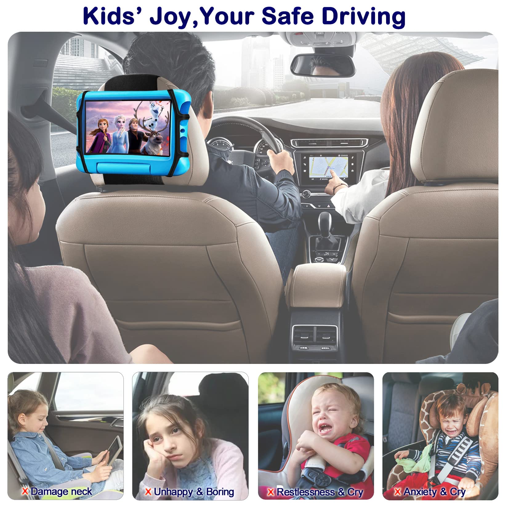 ViMOQi Car Tablet Holder for iPad & Kindle 7-11