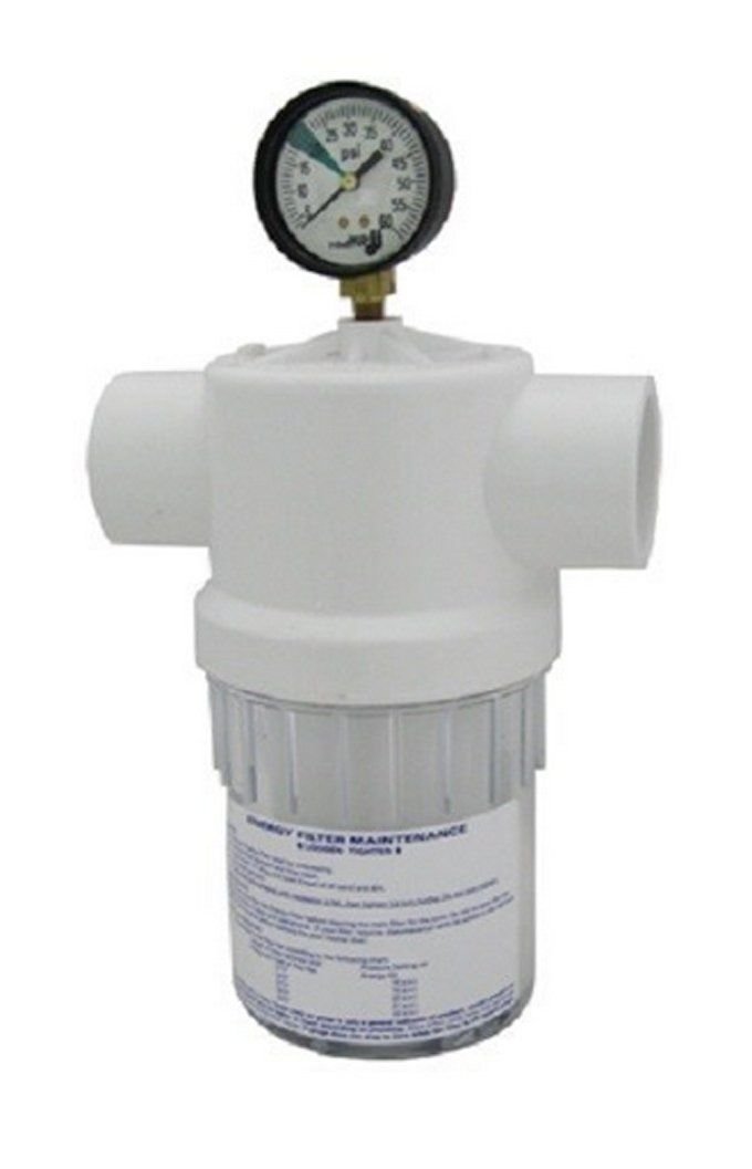 Zodiac Pool Systems 2888 High-Efficiency Pool Filter with Pressure Gauge - Energy Saving Swimming Pool Filtration System for Inground & Above Ground Pools
