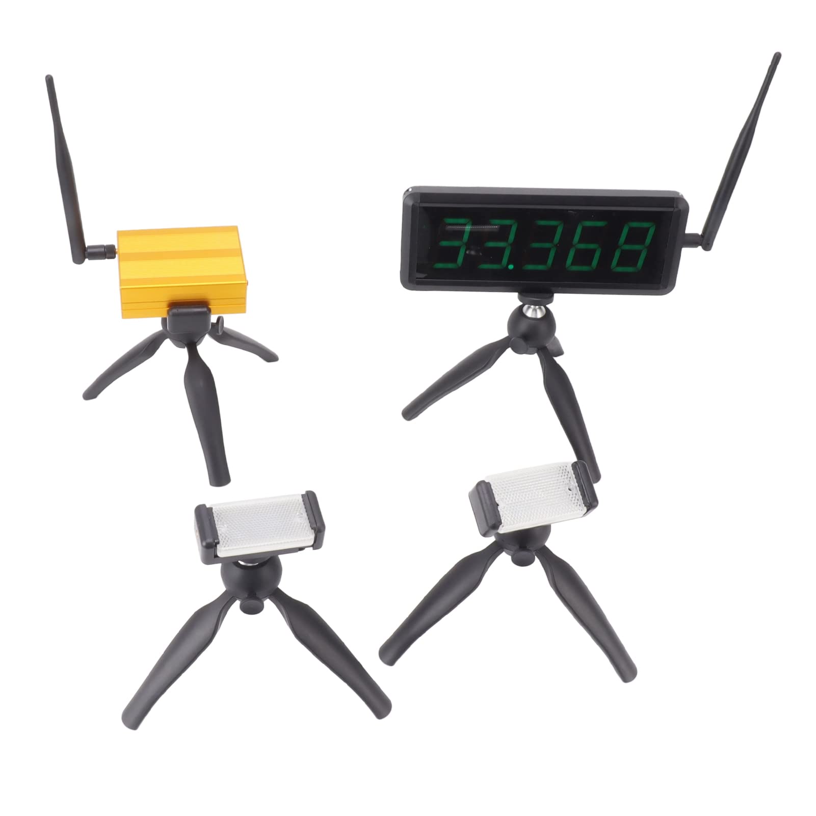 Wireless Digital Timer for Racing - Battery Powered Stopwatch for Sprint, Bike, Motorcycle & Skating Training - Track & Field Timer with 100-240V US Plug - Perfect for Outdoor Sports & Speed Drills
