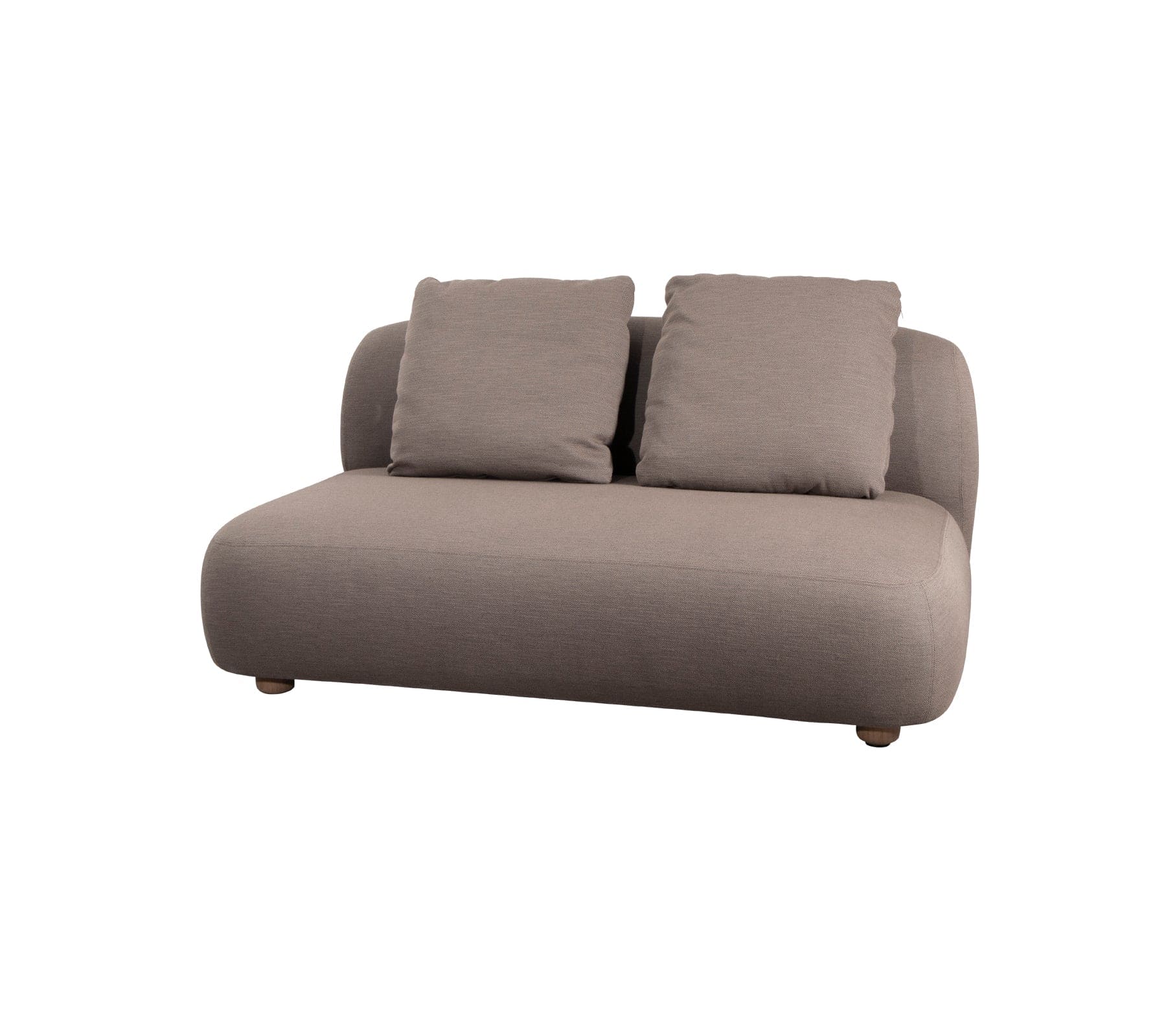 **Modular 2-Seater Outdoor Sofa Set - Waterproof & Durable Patio Furniture for Garden, Poolside, and Backyard Relaxation**