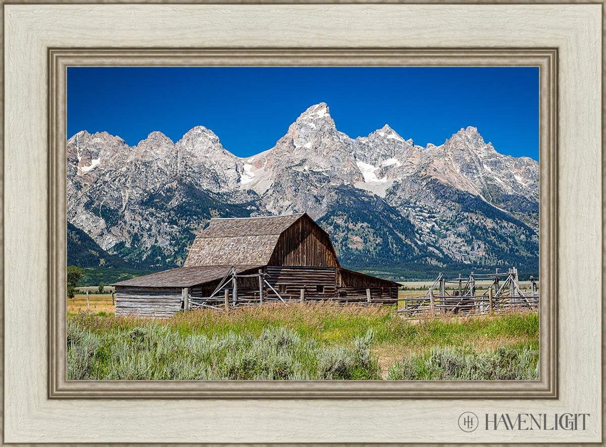 Stunning Moulton Barn Landscape Photo - Iconic Wyoming Landmark Near Grand Teton National Park | Perfect for Wall Art, Home Decor & Travel Inspiration