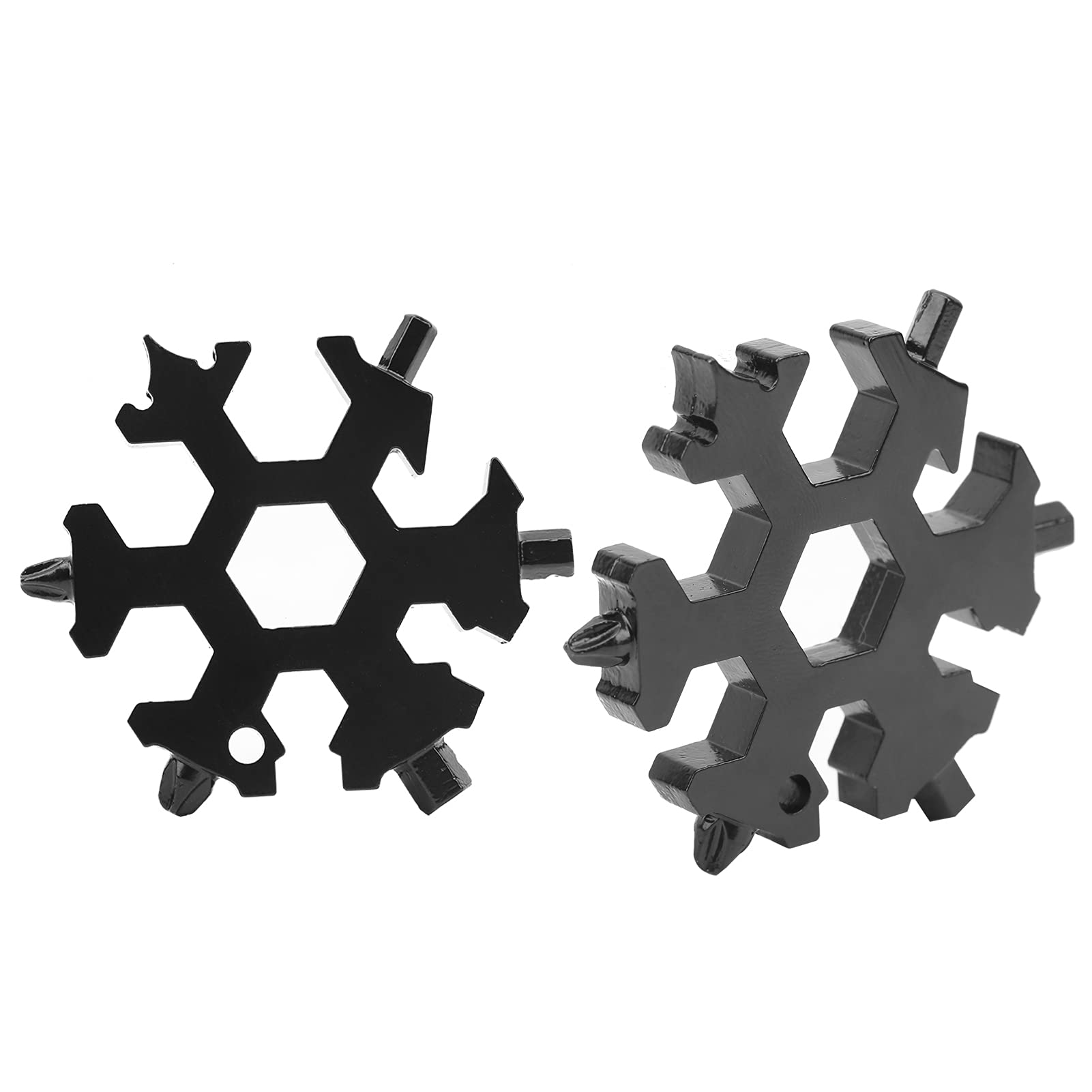 Snowflake Shape Screwdriver Set - 2pcs Portable Multifunctional Hex Wrench Kit for Office, Home & Industrial Use - Lightweight Tool for Electronics, Furniture & DIY Projects