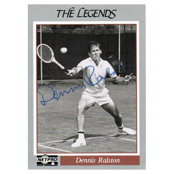 Dennis Ralston Autographed Tennis Racket - Collectible Sports Memorabilia for Tennis Fans & Collectors - Perfect for Display in Man Cave, Sports Bar or Home Office