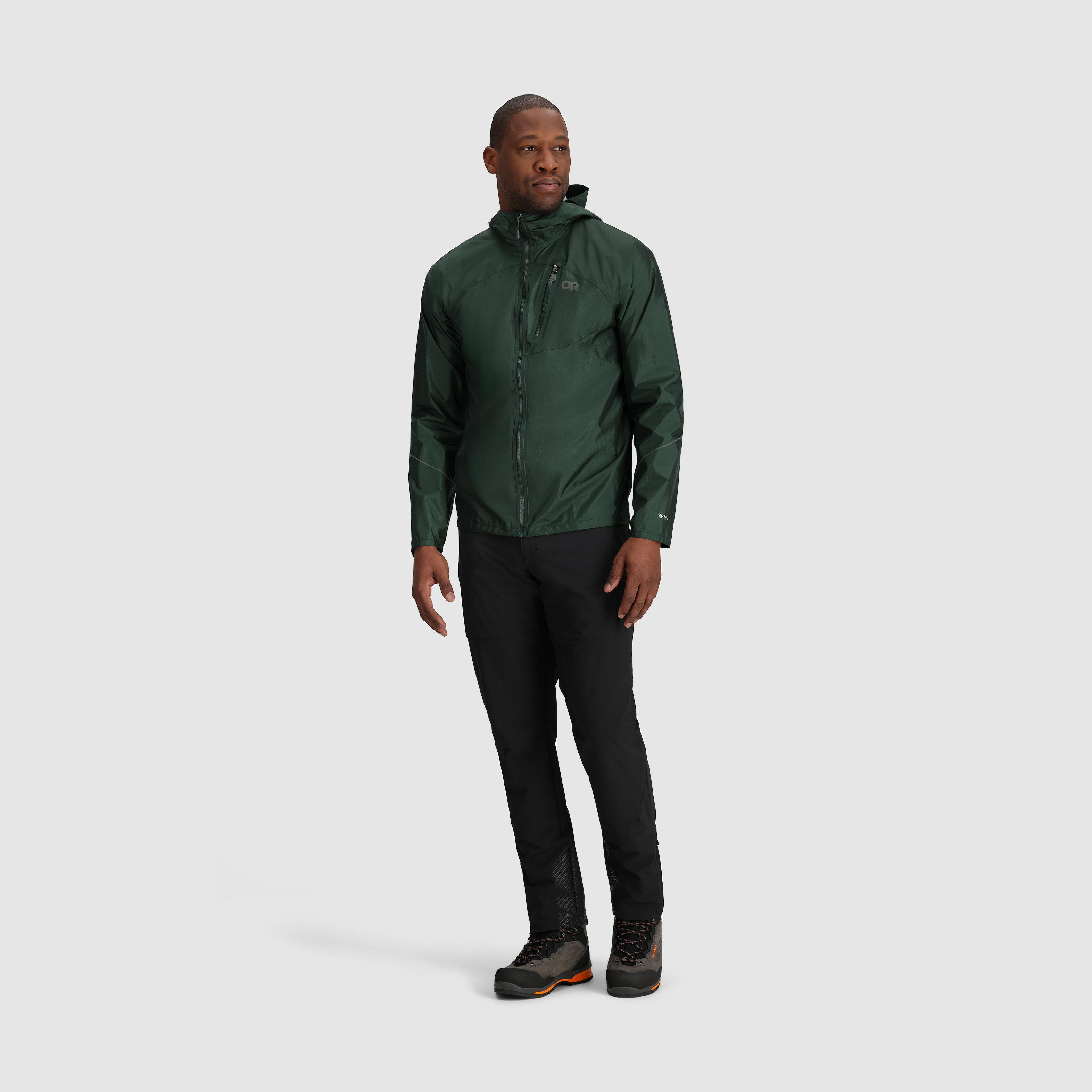 Men's Helium Rain Jacket - Lightweight Waterproof Windbreaker for Hiking & Outdoor Activities | Final Sale
