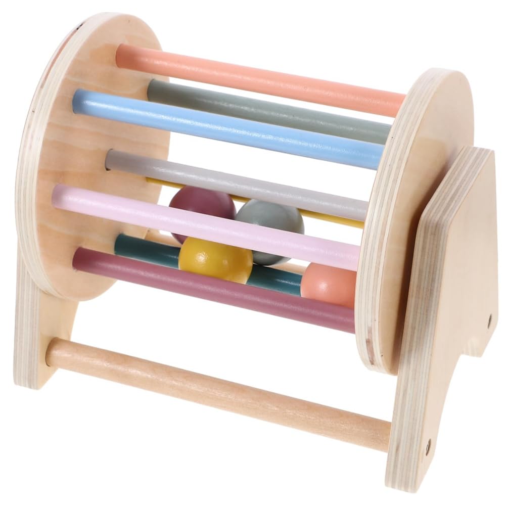Guihydur Wooden Rolling Drum Musical Toy for Toddlers - Preschool Sensory Play, Early Learning & Motor Skills Development - Perfect for Daycare, Classroom & Home Playtime
