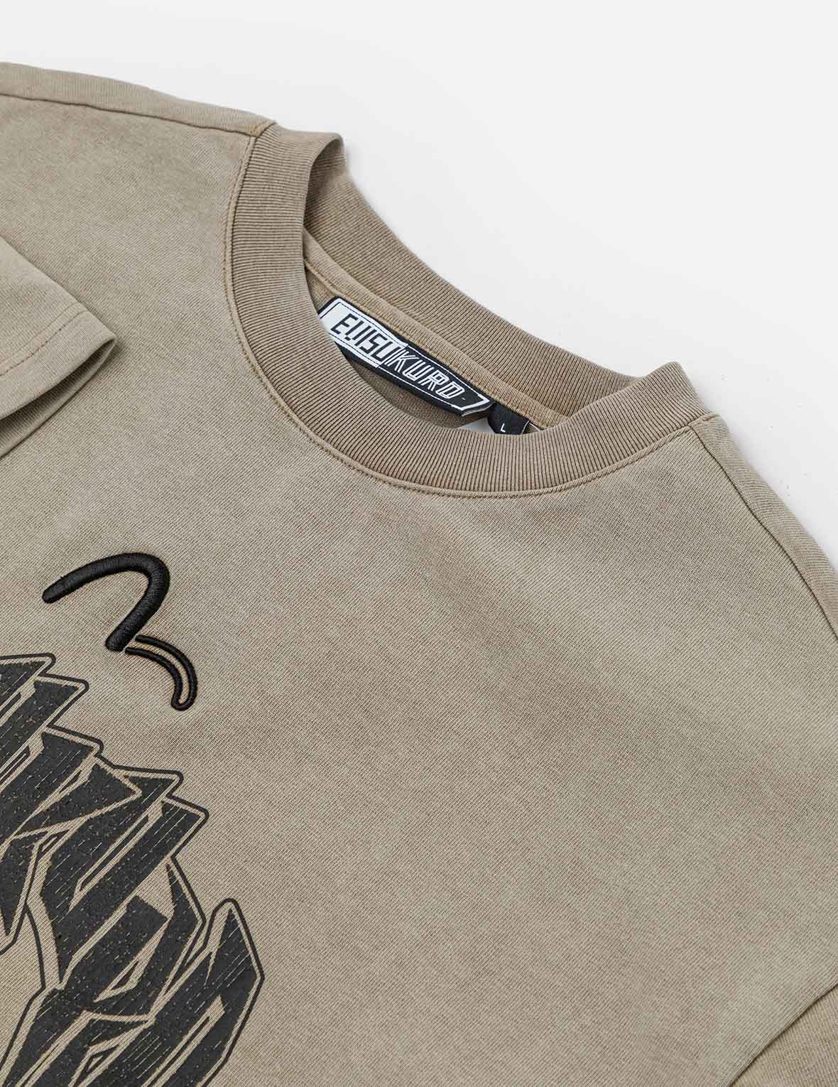 Vintage Distressed Wash Relaxed Fit T-Shirt for Men - Soft Cotton Casual Tee for Everyday Wear, Street Style & Layering