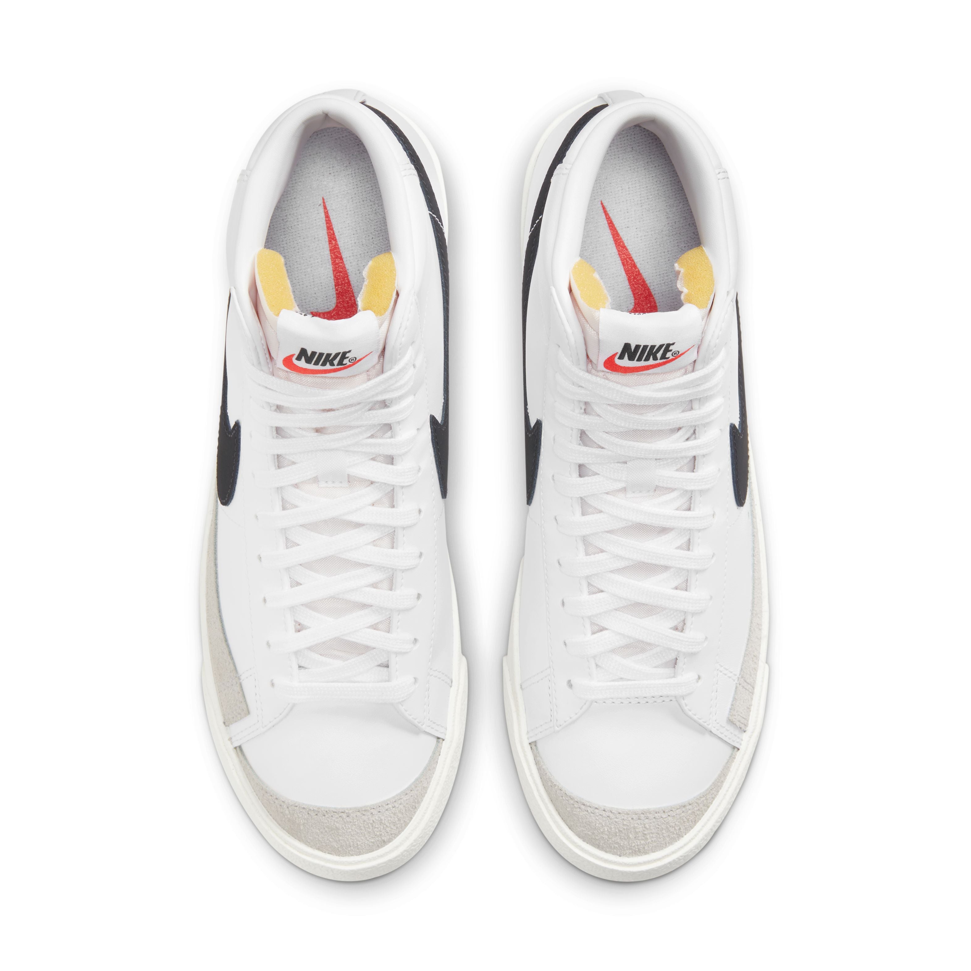 Nike Blazer Mid '77 Vintage Sneakers - White & Black Retro Basketball Shoes for Men & Women | Casual Streetwear & Vintage Style Outfits