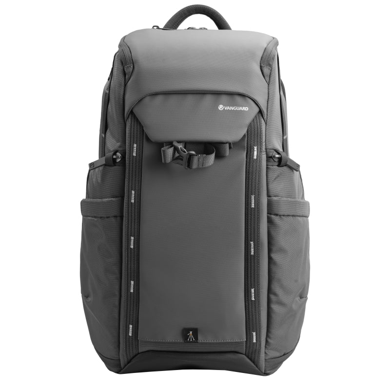 VEO Adaptor R48 Gray Camera Backpack with USB Charging Port & Rear Access - Waterproof DSLR Bag for Photographers, Travel & Outdoor Adventures
