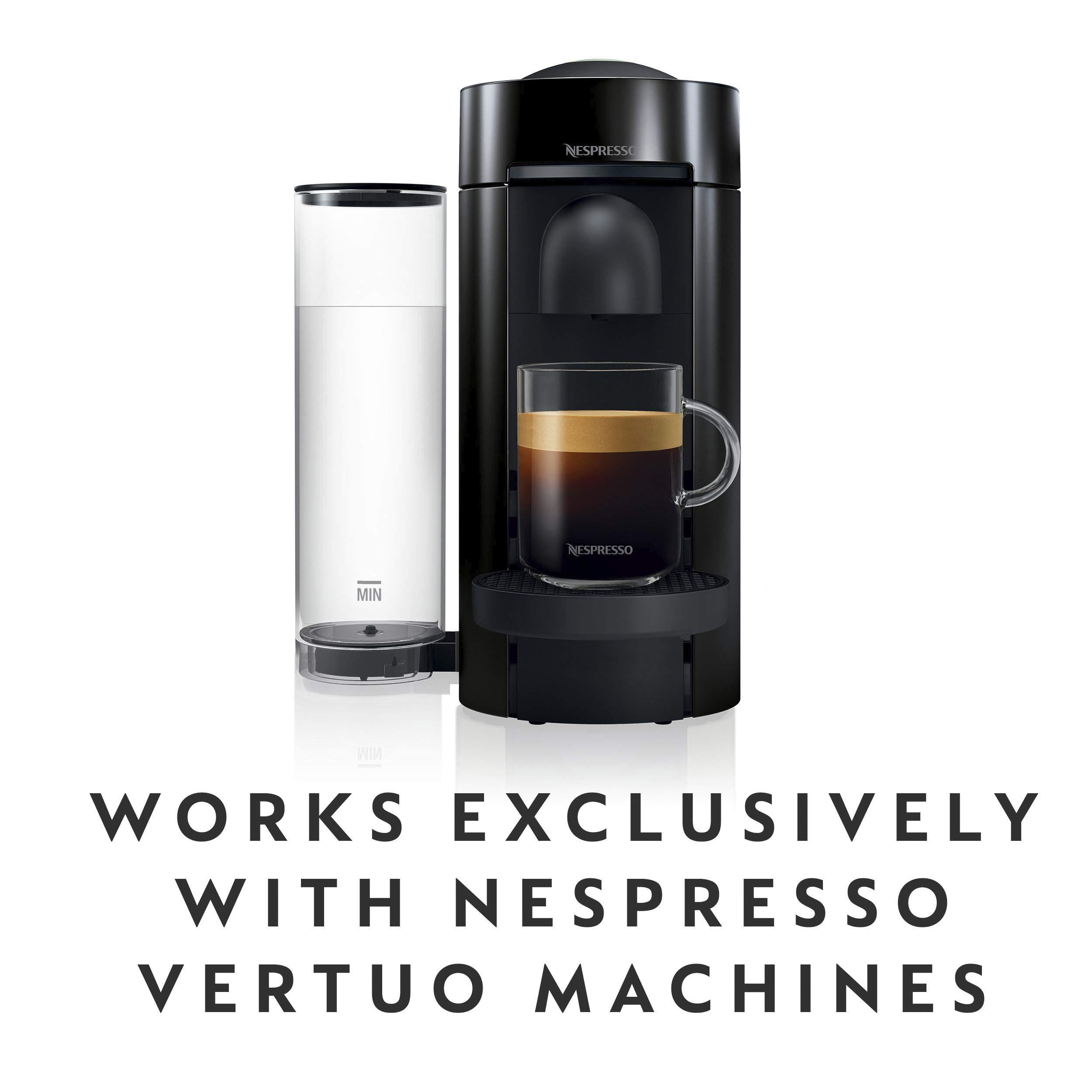 Nespresso Vertuo Next Coffee Machine with Aeroccino - Light Grey, 30 Pods for Home & Office