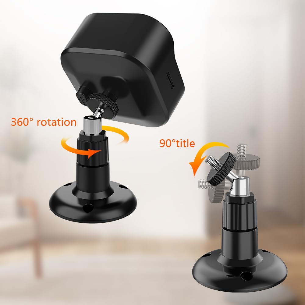 Blink Camera Wall Mount for Blink Outdoor (4th Gen & 3rd Gen) - Weatherproof Protective Housing, 360° Adjustable Security Camera Mount - Perfect for Home Surveillance & Outdoor Monitoring (Black)