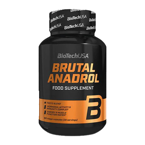 Brutal Anadrol 90 Mega Caps - Premium Muscle Building Supplement for Bodybuilders & Athletes - Supports Strength & Performance - Gym & Fitness Essential (EAN 5999076255641)