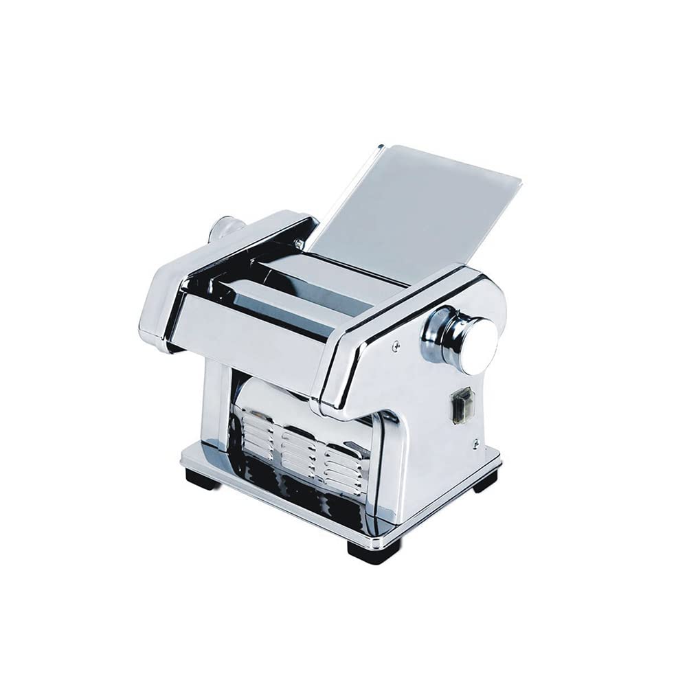 135W Electric Pasta Maker Machine - Stainless Steel Double Blade Dough Roller for Homemade Lasagna, Linguine, Spaghetti & Pizza Dough | Perfect for Italian Cooking & Family Kitchen Fun