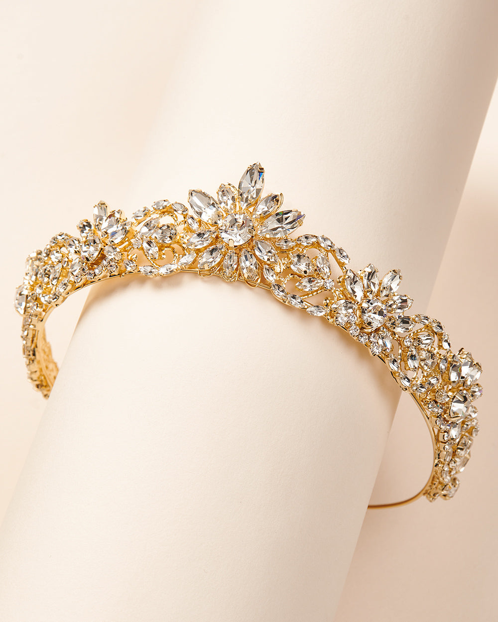 Francesca Tiara - Elegant Rhinestone Hair Accessories for Women | Perfect for Weddings, Prom, Parties & Special Occasions