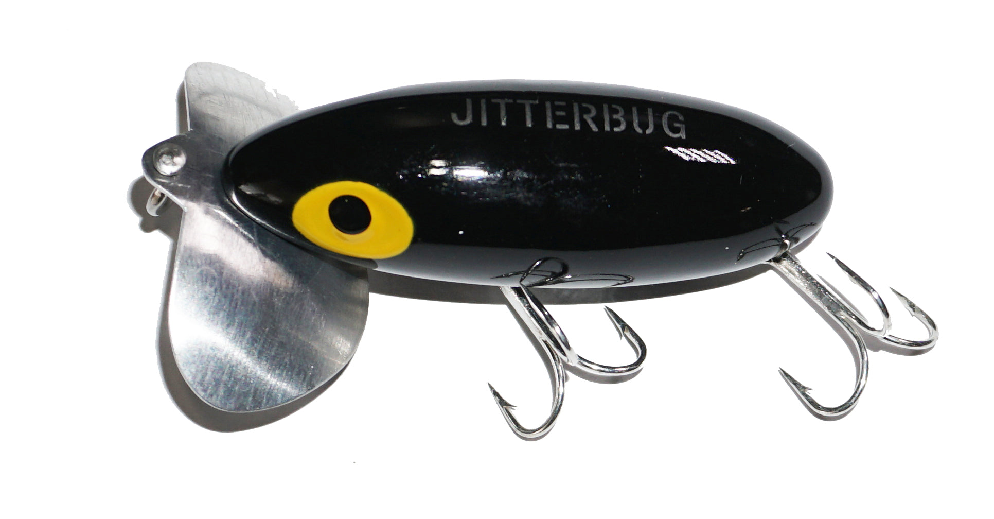 Arbogast Jitterbug Topwater Fishing Lure - Bass Fishing Bait with Realistic Action - Perfect for Freshwater Lakes and Rivers