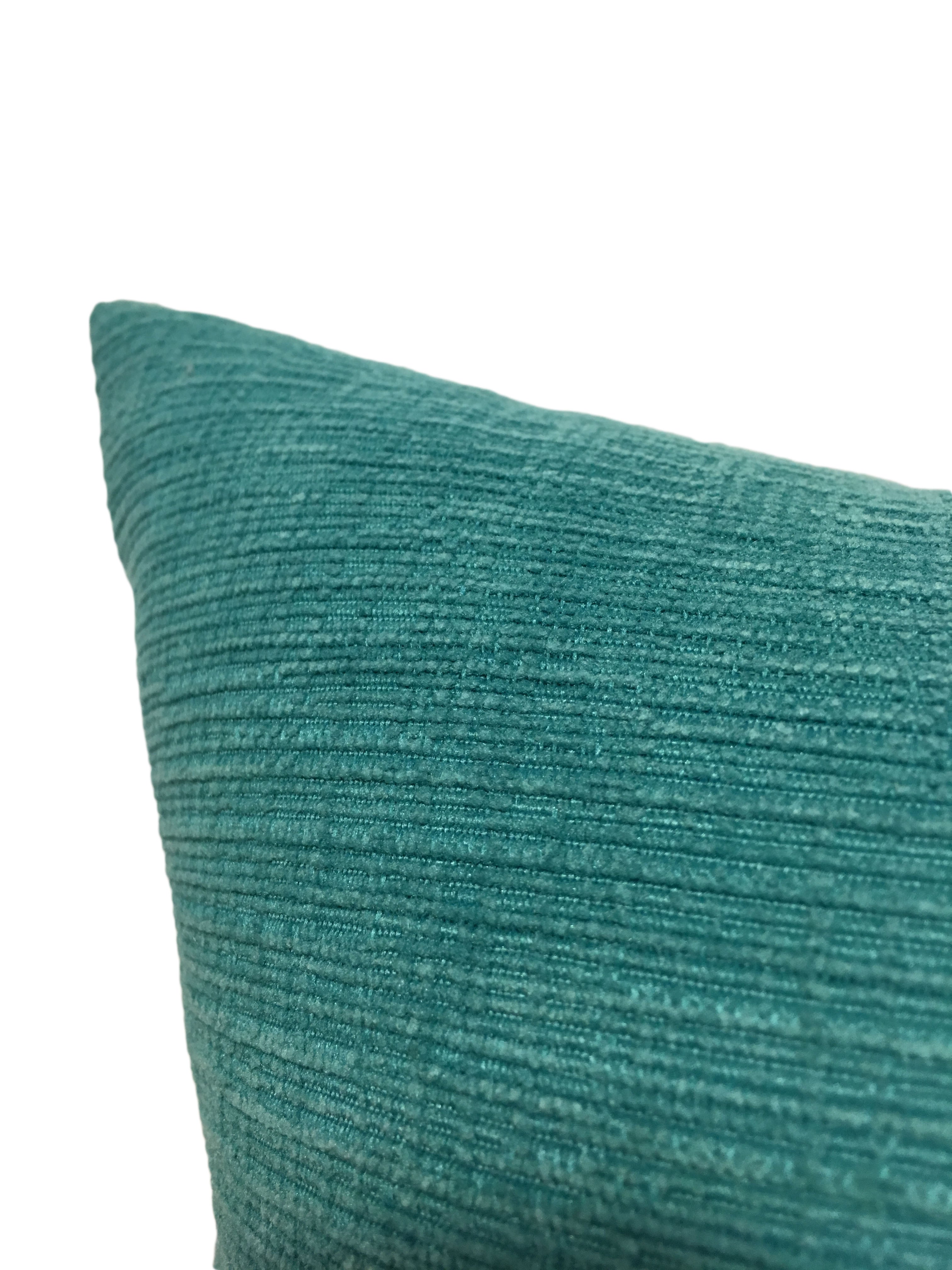 Luxury Teal Lumbar Pillow for Sofa & Bed - Supportive Decorative Throw Pillow for Living Room, Bedroom, Office - Soft & Comfortable Back Cushion