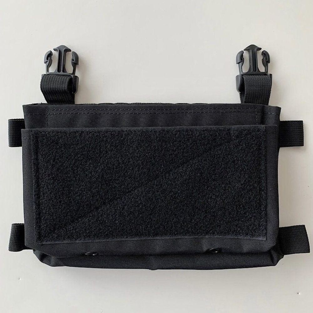 Modular Front Panel for QRF Plate Carrier - Tactical Molle Vest Accessory for Military & Airsoft - Perfect for Outdoor Training & Combat Simulation
