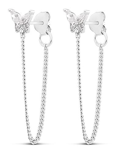 Sterling Silver / CZ Butterfly