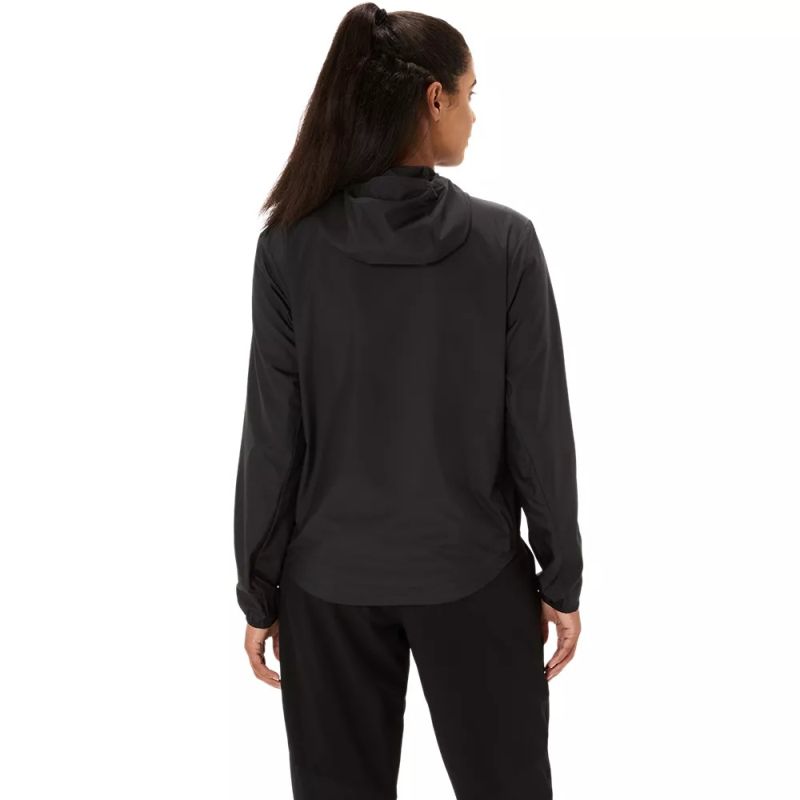ASICS Women's Lightweight Reflective Running Jacket - Waterproof Windbreaker for Outdoor Jogging & Fitness - Silver