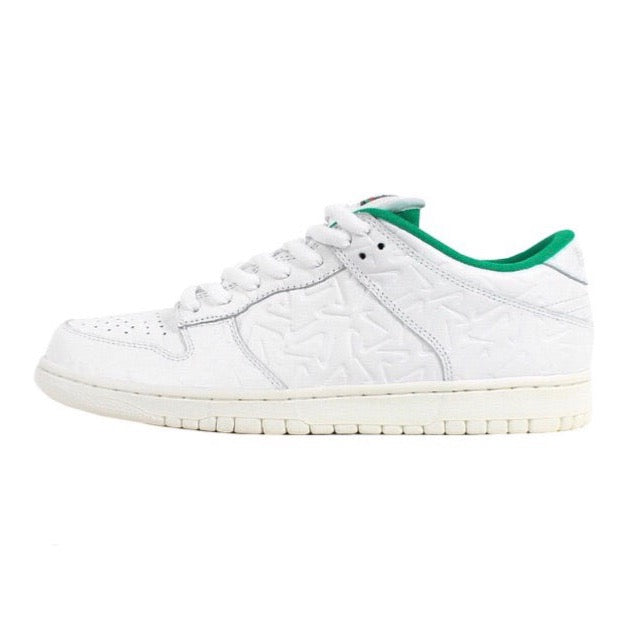 Nike Ben G SB Dunk Low Sneakers - White Lucid Green Sail - Men's Skateboarding Shoes for Streetwear & Casual Wear