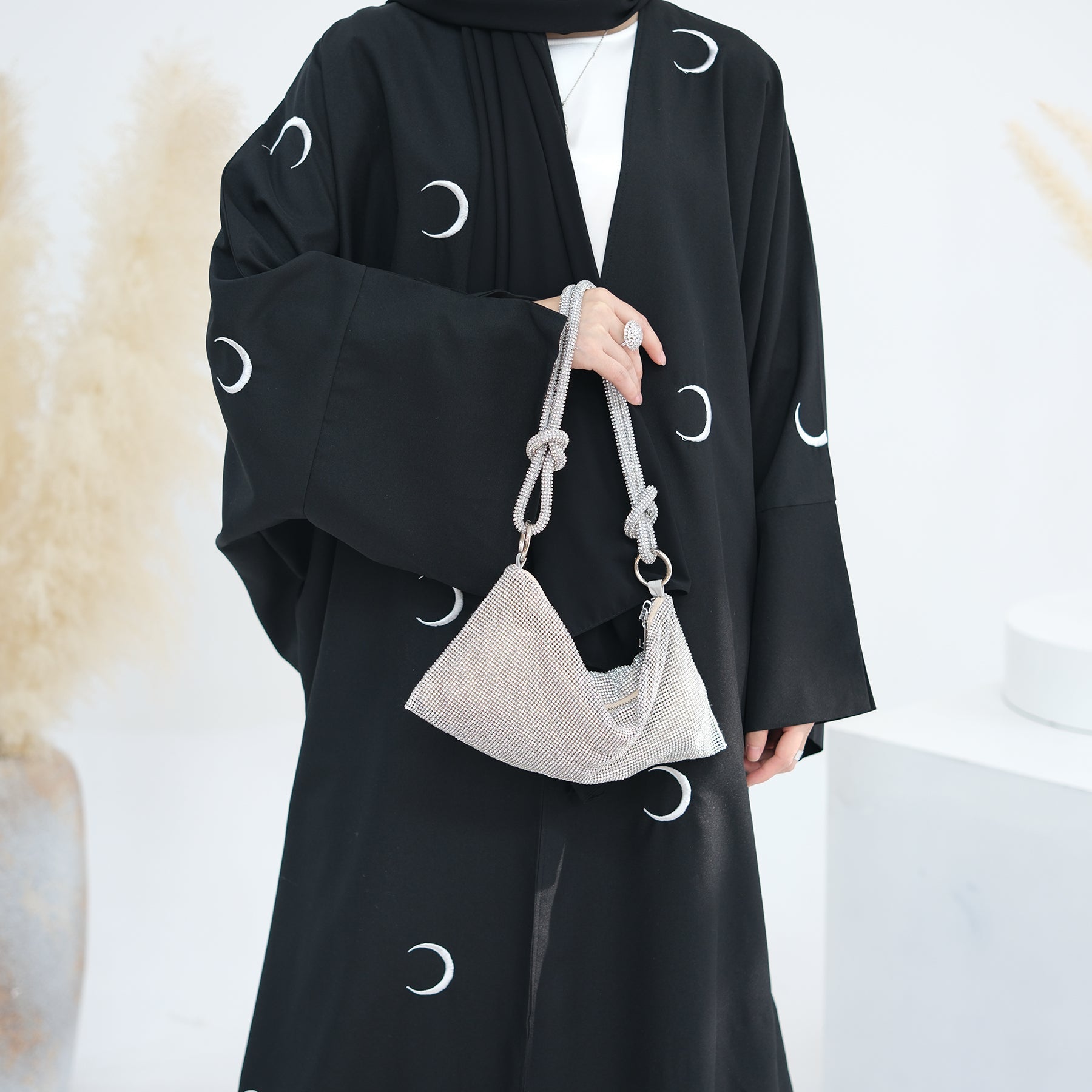 Luna Cotton Blend Lightweight Duster Coat for Women - Black | Elegant Long Cardigan for Office, Lounge & Everyday Wear