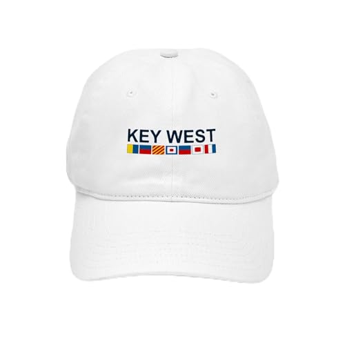 White - Key West Nautical Flags. Cap