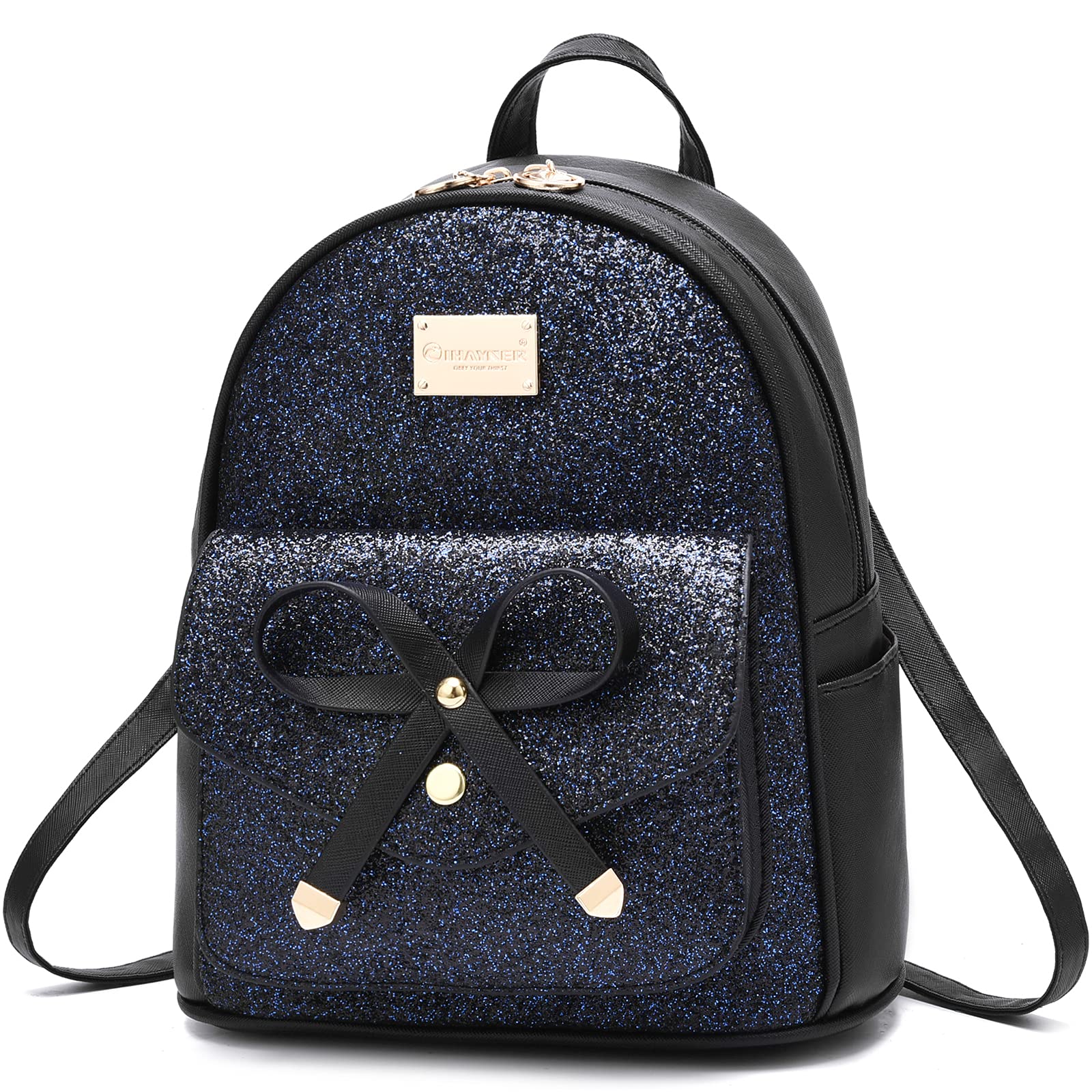 Cute Sequin Mini Backpack for Girls - Stylish Bowknot Purse for School & Travel