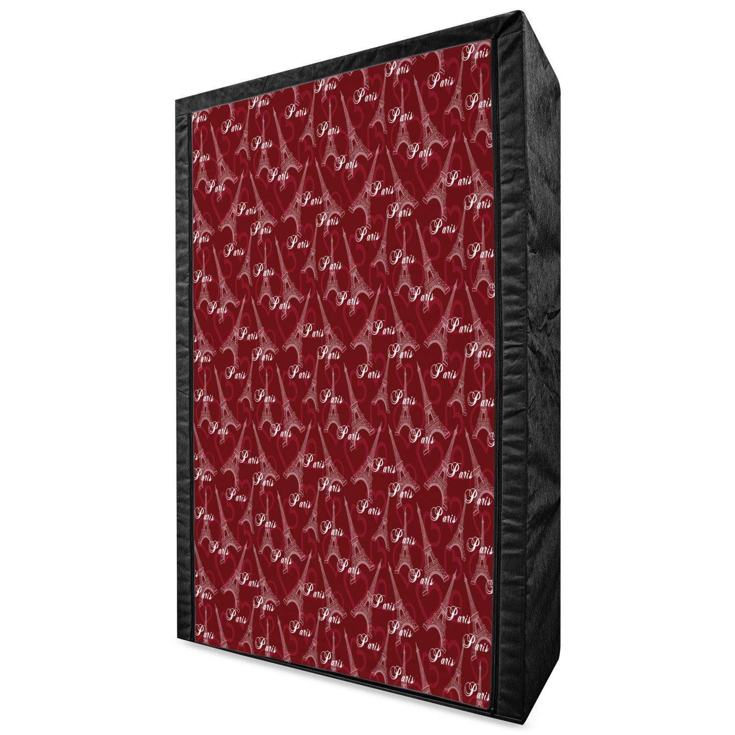 Ambesonne Portable Fabric Wardrobe with Shelves - 42.5