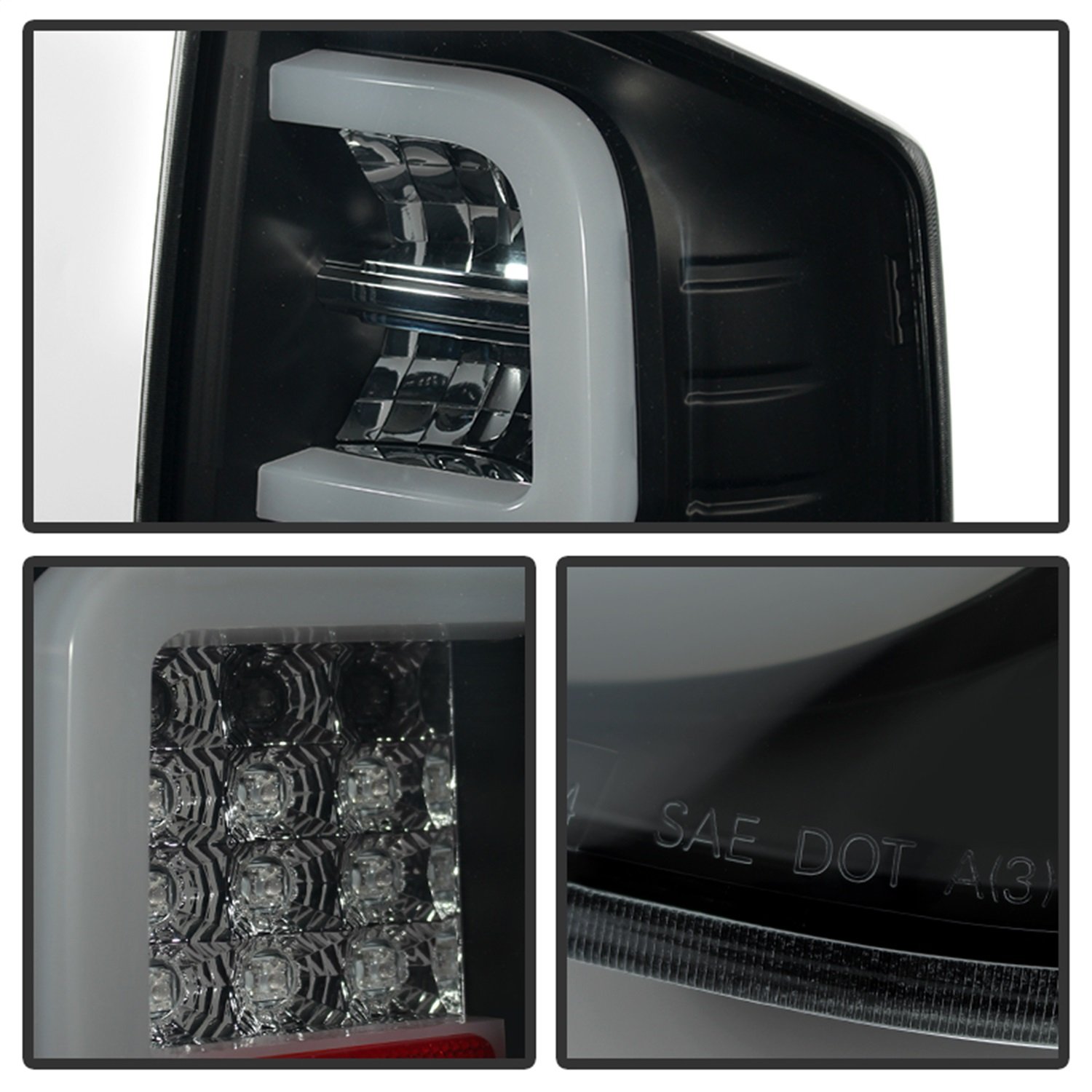 Spyder Auto 5080202 LED Tail Lights Black/Smoked - High-Performance Aftermarket Car Lighting for Trucks & SUVs