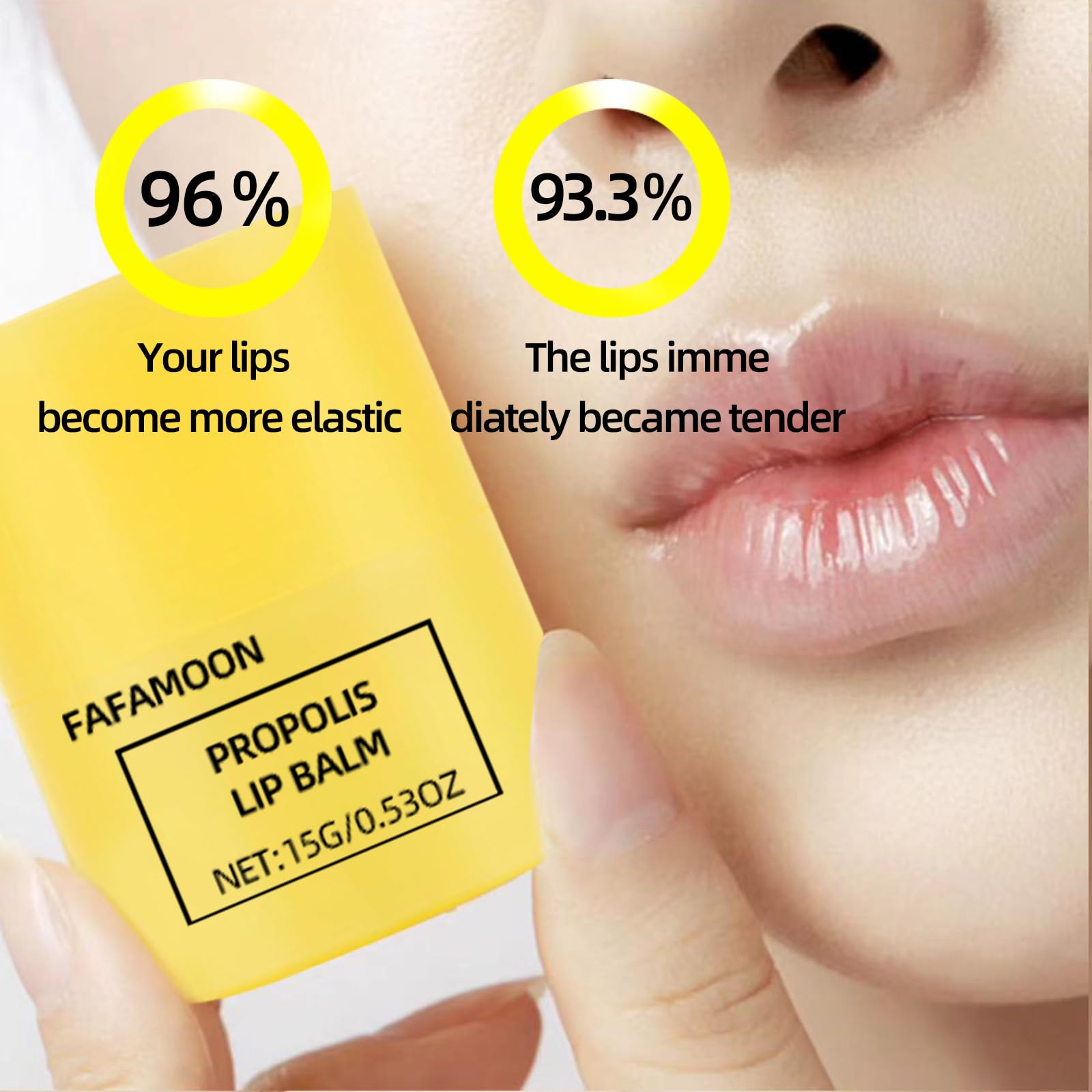 Dulele Honey Lip Butter & Propolis Lip Balm - Overnight Hydrating Lip Mask for Dry, Chapped Lips - 2 Pack Moisturizing Lip Treatment with Twist Dispenser | Perfect for Night Care, Daily Lip Hydration & Gentle Exfoliation