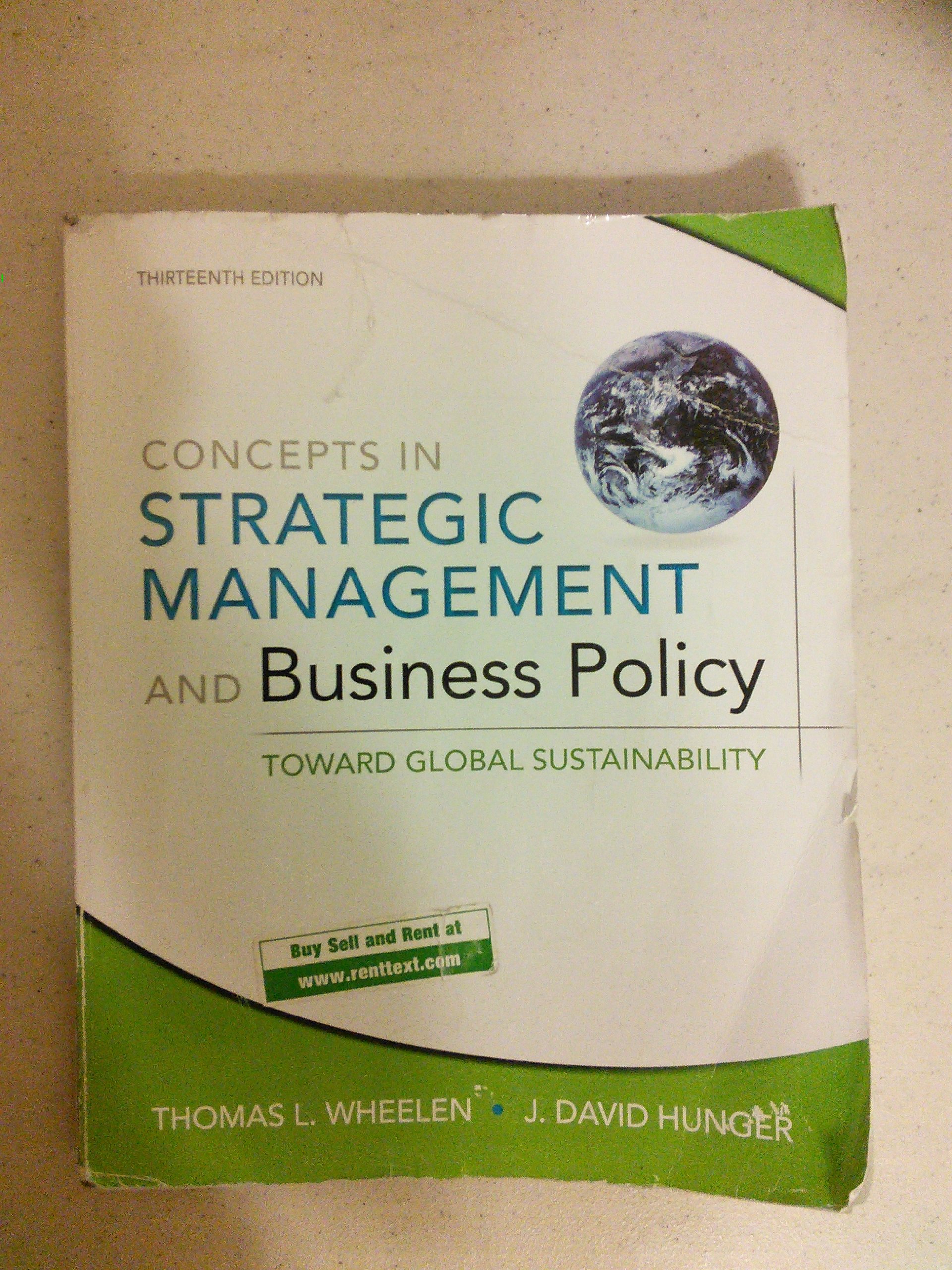 Strategic Management and Business Policy: Global Sustainability Guide for Business Leaders | Corporate Strategy Planning & Sustainable Growth Solutions | Perfect for MBA Students & Entrepreneurs