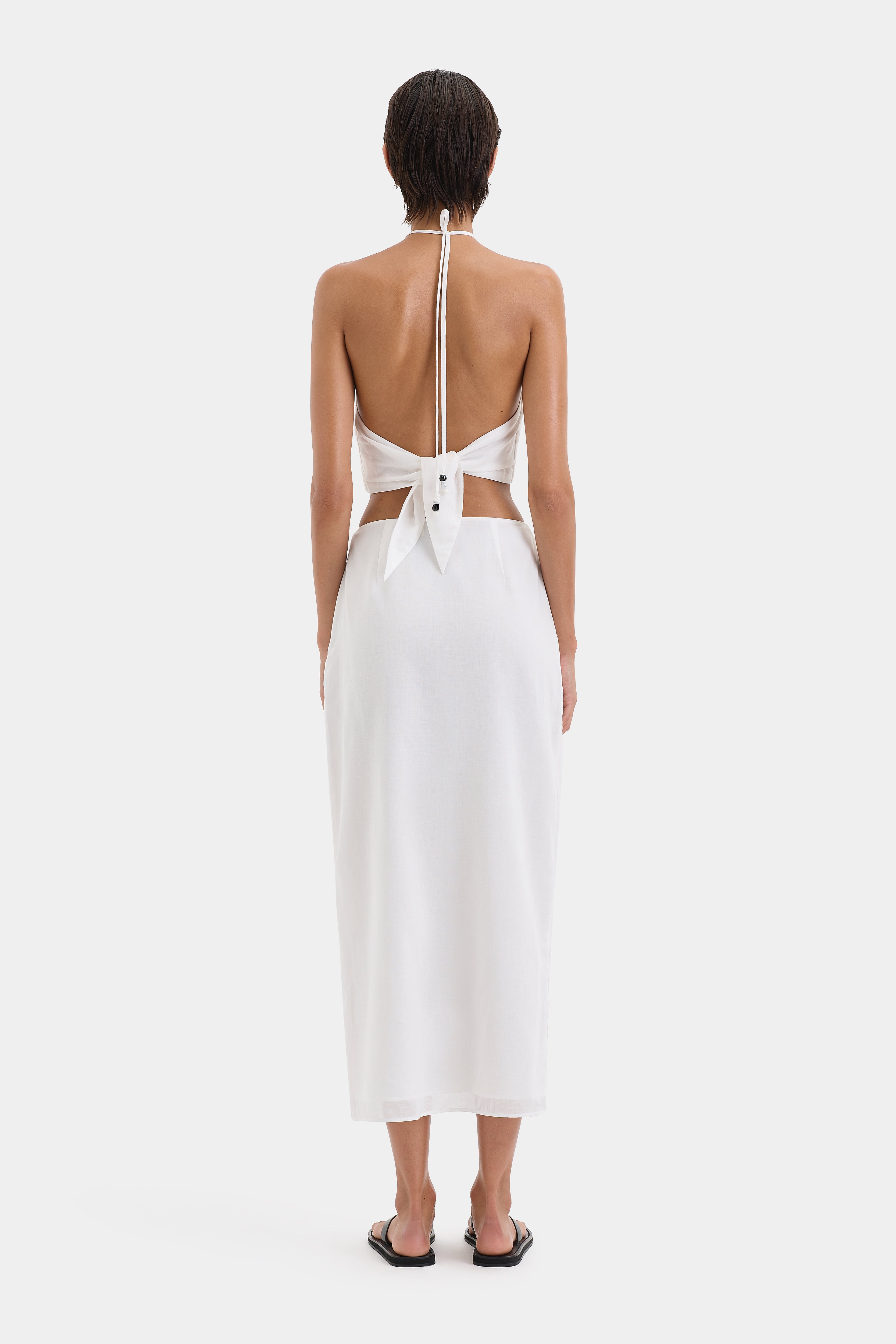 Azura Ivory Tie Top Blouse - Elegant Women's Fashion for Work, Date Night & Special Occasions