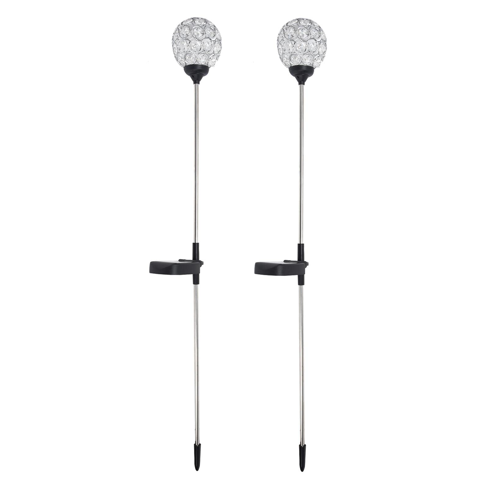Tomantery Solar Garden Lights Outdoor - 78cm/30.71in Height Color Changing LED Landscape Lighting with Ground Plug, High Brightness Waterproof for Porch, Fence, Terrace, Yard, Pathway - Perfect for Backyard Decor & Nighttime Illumination