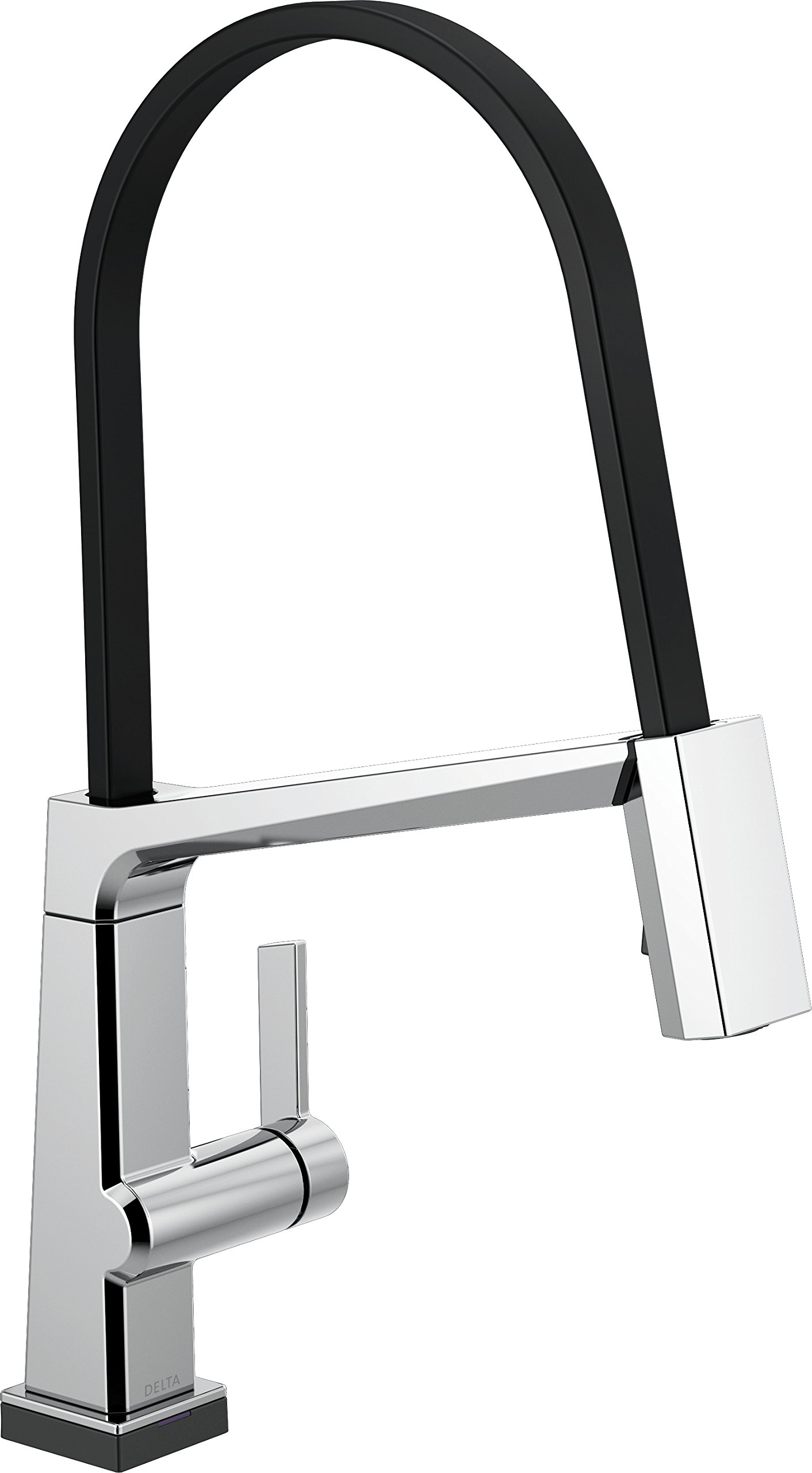 Delta 9693-DST Chrome Pull-Down Kitchen Faucet with Magnetic Docking Spray Head - High-Arc Single Handle Stainless Steel Sink Faucet for Modern Kitchens | Perfect for Washing Dishes, Filling Pots & Cleaning Countertops