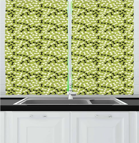 Black White and Apple Green