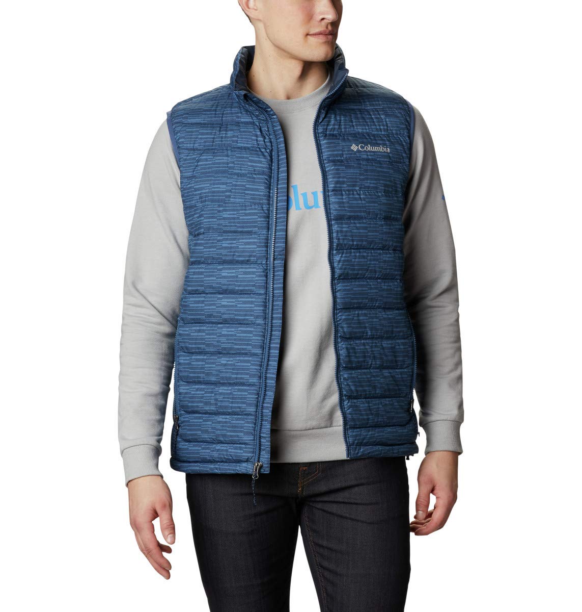 Columbia Men's Powder Lite Vest - Lightweight Insulated Puffer Vest for Outdoor Activities, Hiking, Skiing & Winter Sports | Water-Resistant & Warm | Ideal for Camping, Cold Weather Adventures & Layering | Fall, Winter & Early Spring Essential | Perfect for Daily Wear, Travel & Outdoor Exploration