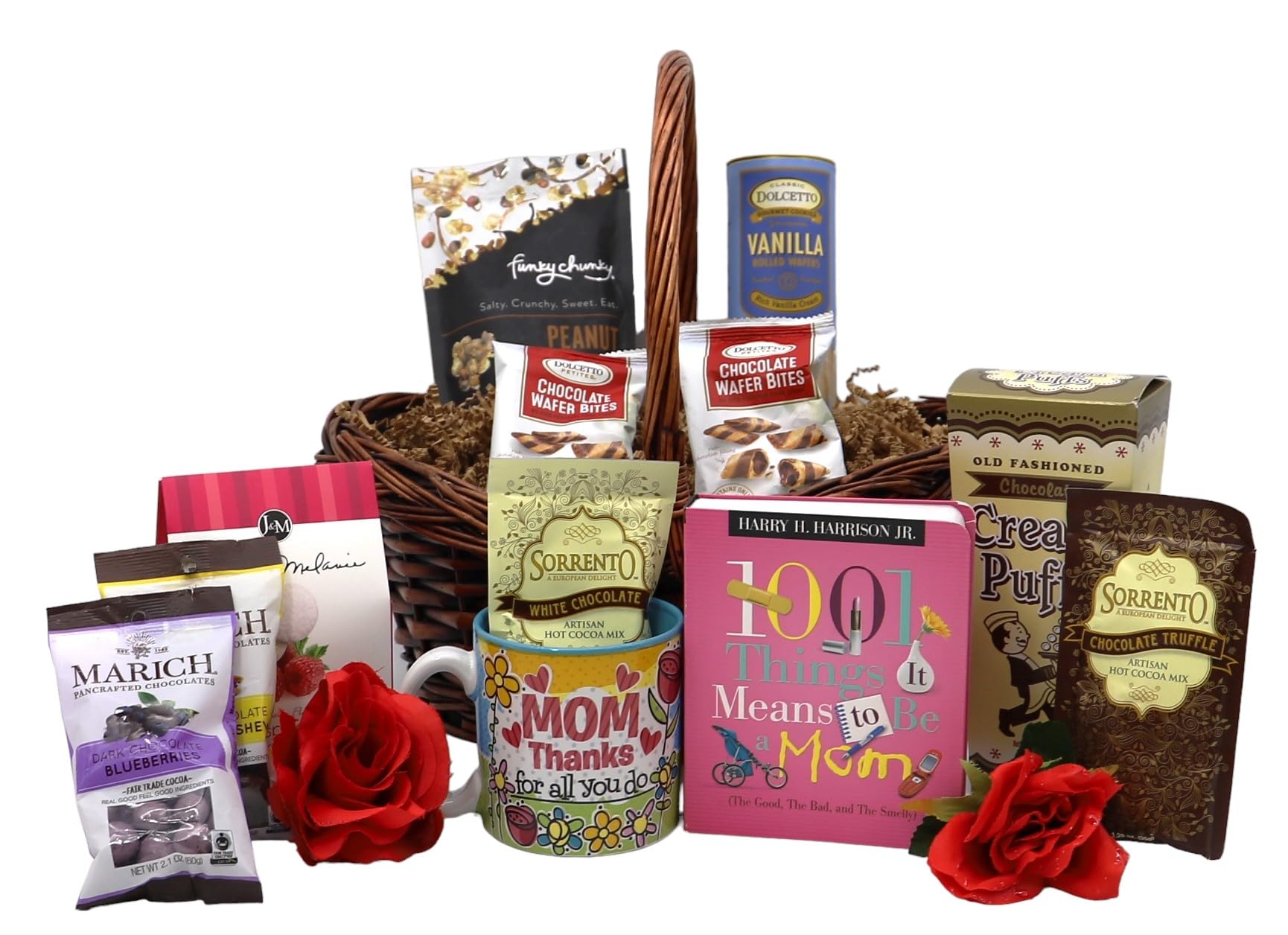 Thoughtful Gift Basket for Mom - Luxury Assorted Treats & Gourmet Snacks - Perfect for Mother's Day, Birthday & Special Occasions