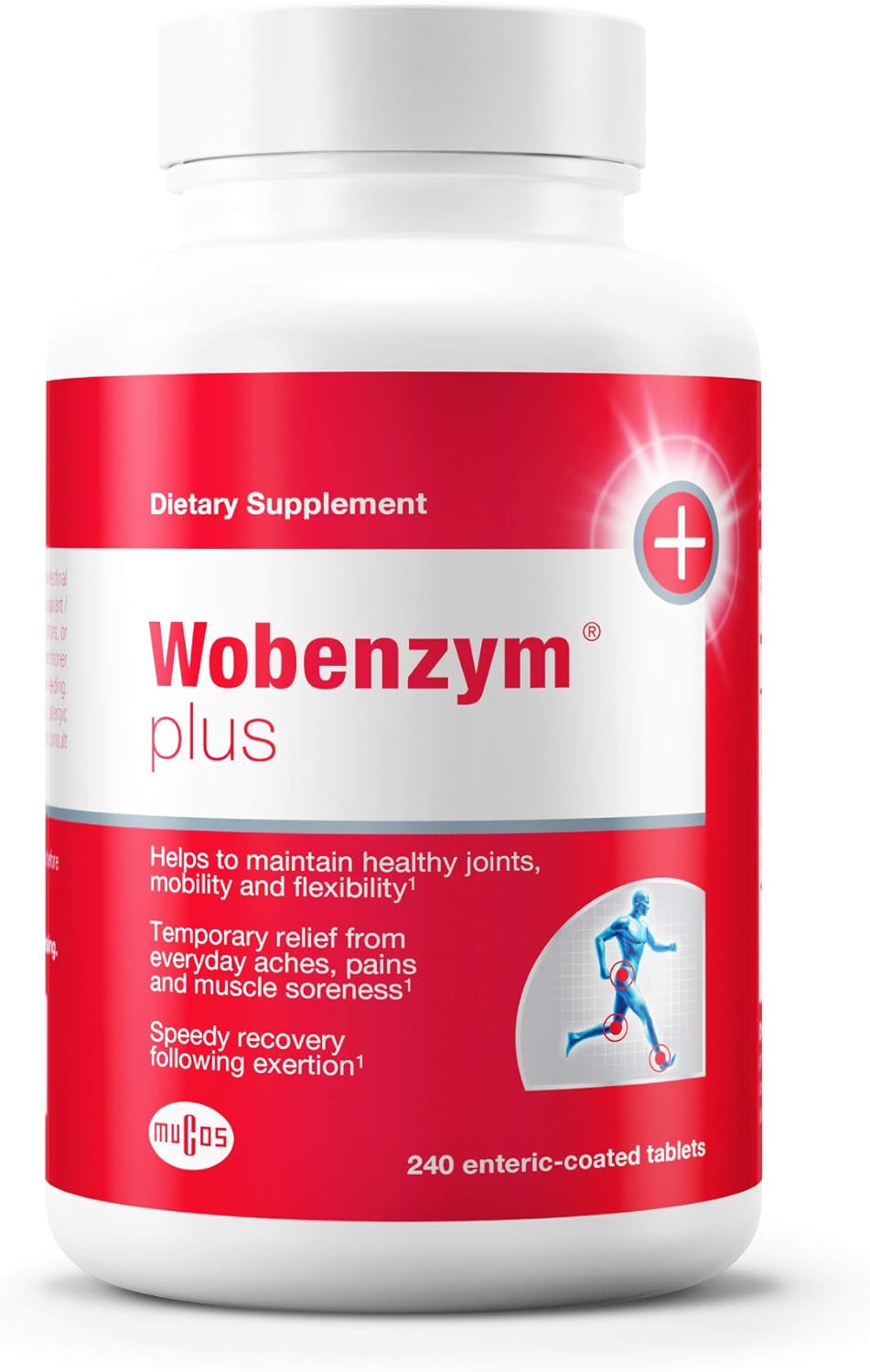 Douglas Labs Wobenzym Plus 120 Tablets - Enzyme Supplement for Joint Support & Immune Health - Ideal for Athletes & Active Lifestyles