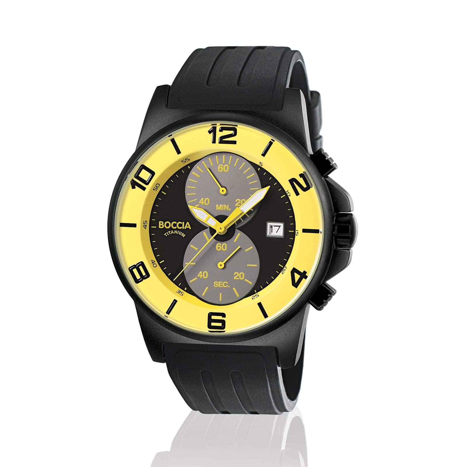 Boccia Titanium Watch 3777-27 - Lightweight Durable Men's Watch with Date Display - Perfect for Business, Casual & Outdoor Activities