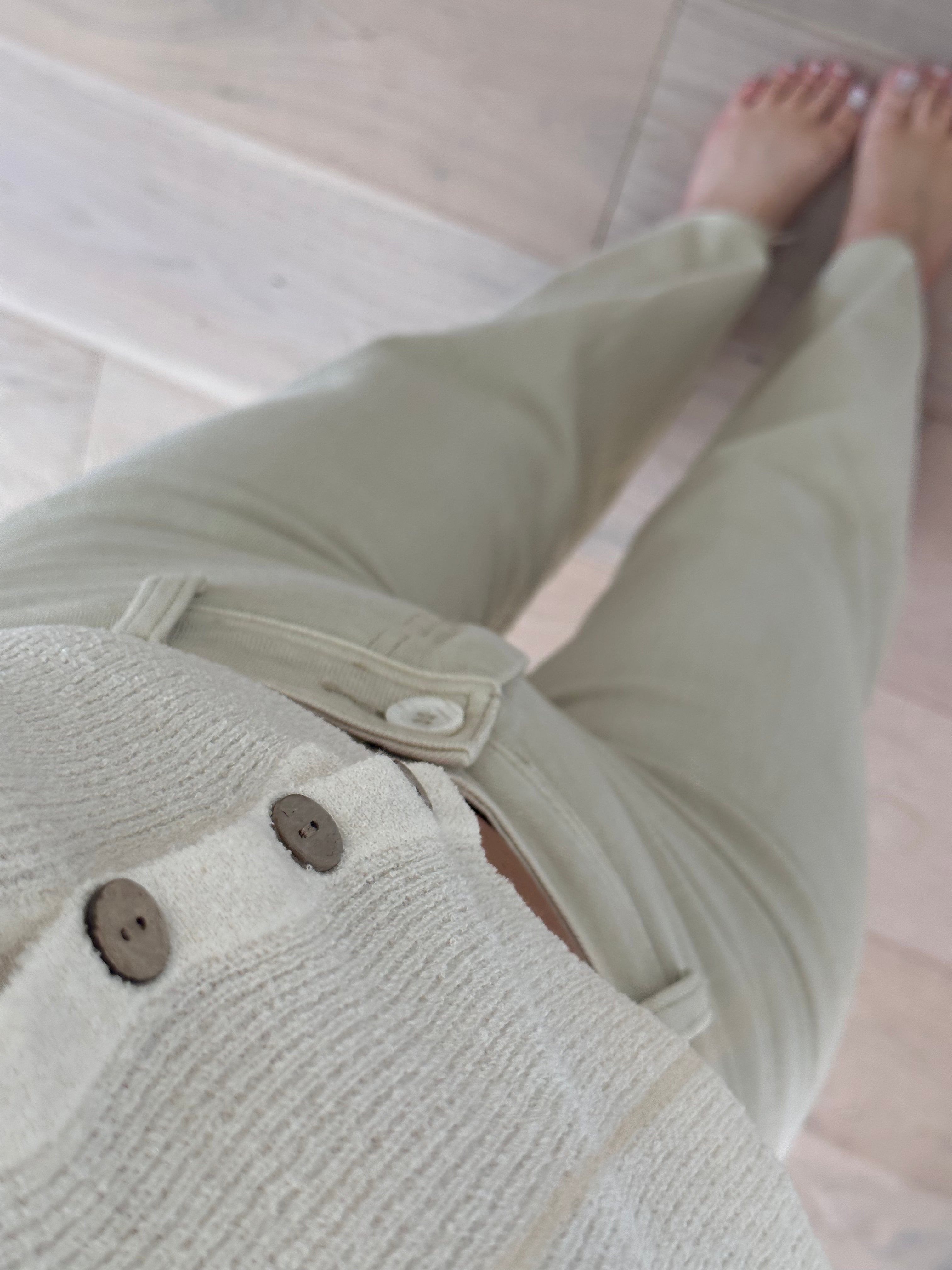 Corin Straight Wide Leg Denim Pants for Women - High Waisted Beige Jeans, Comfortable Stretch Denim Trousers | Perfect for Casual Wear, Office Outfits & Street Style Fashion